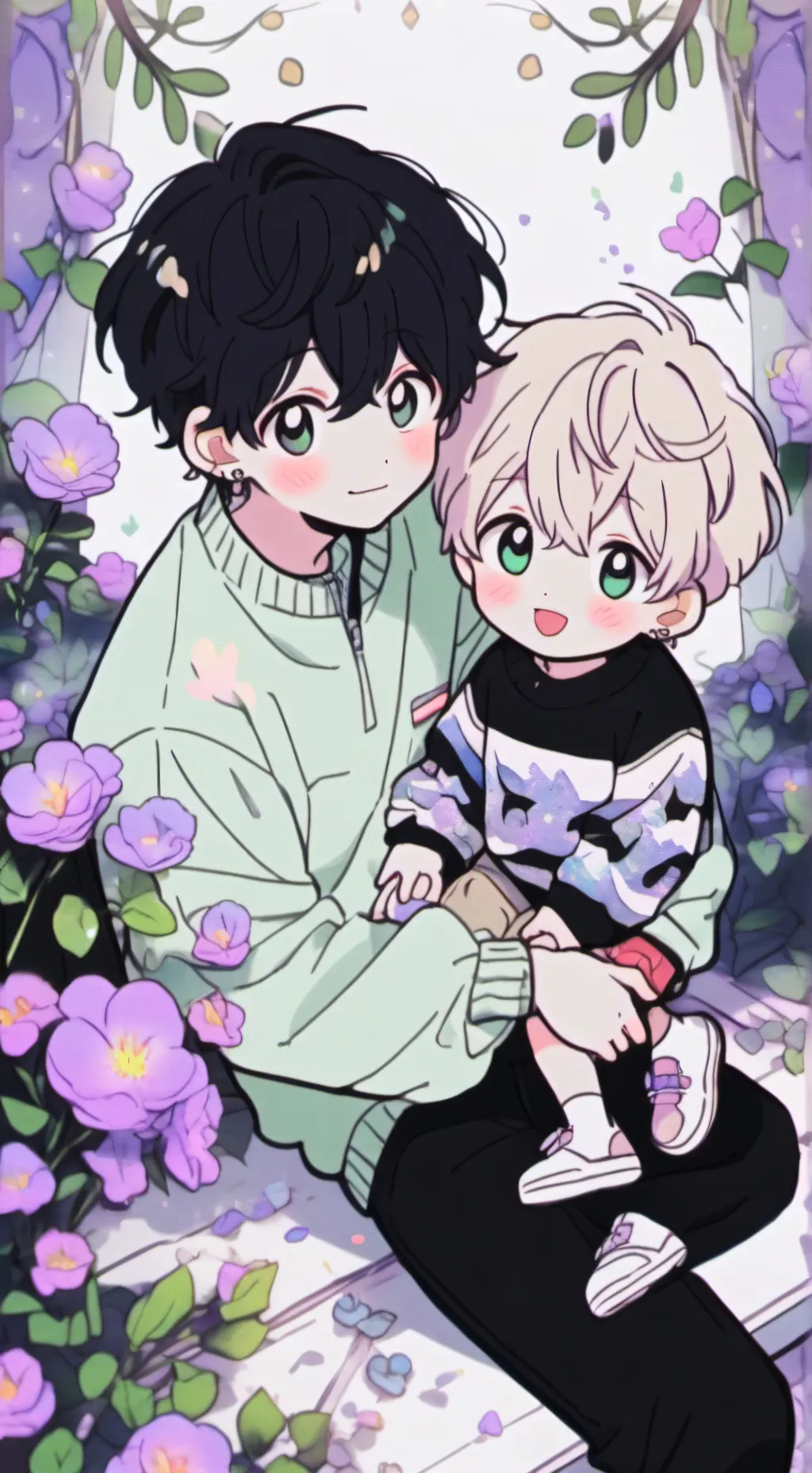 ai character: me and my bf background