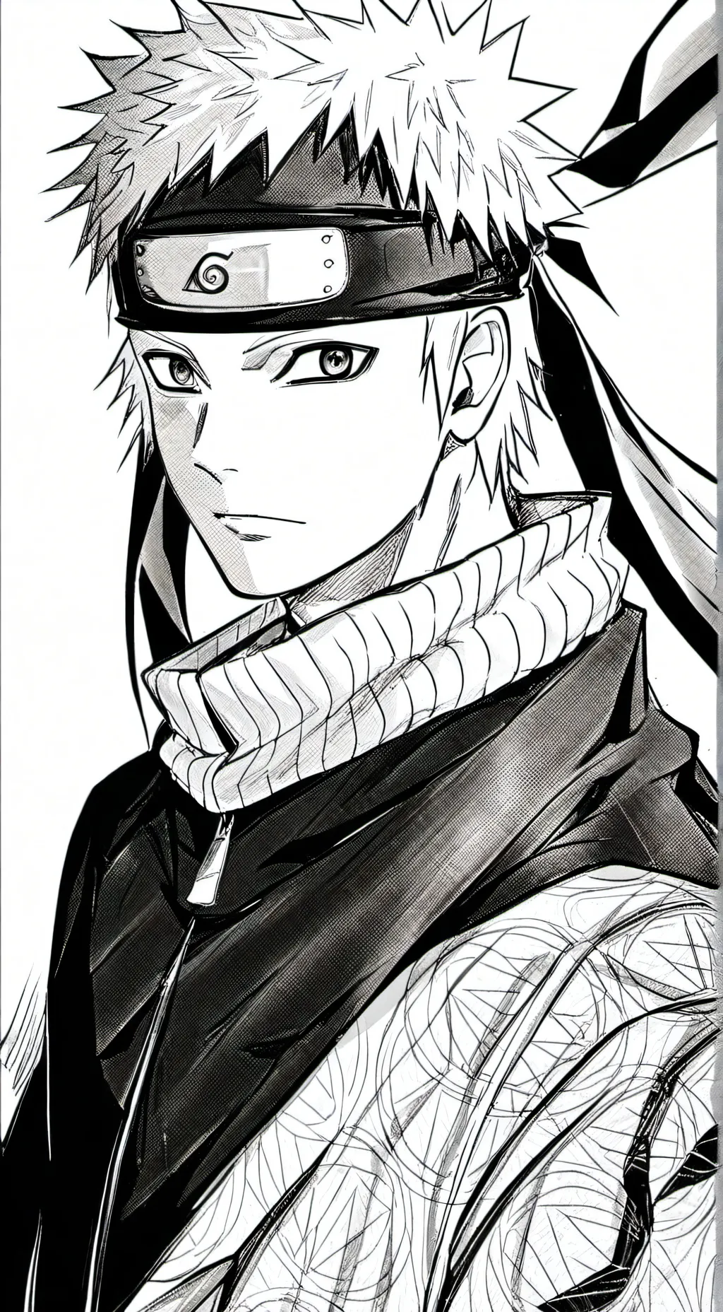 ai character: Naruto vs sukuna background