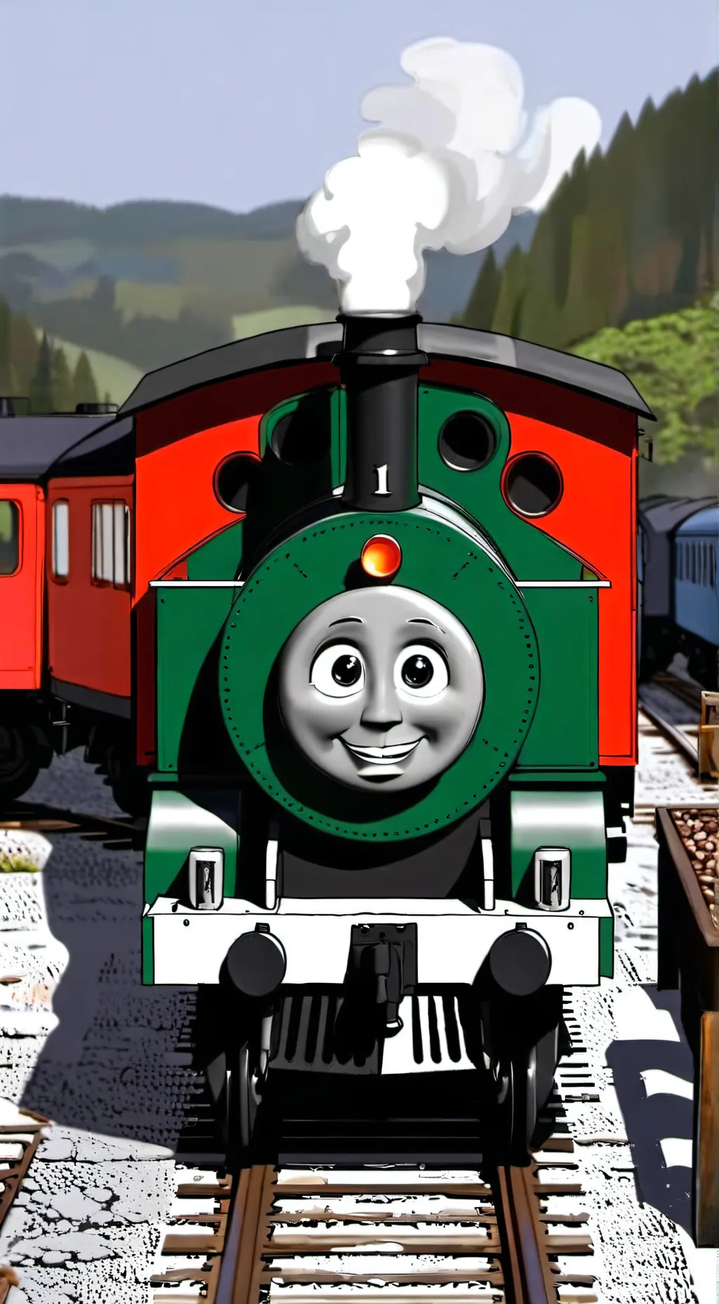 ai character: Thomas The Tank Engine background