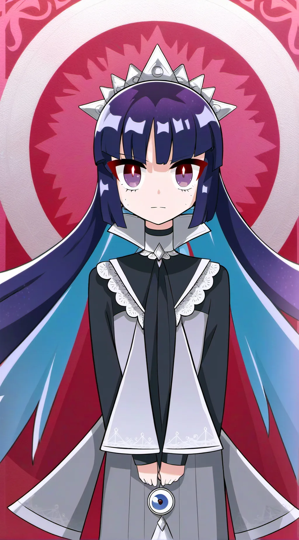 ai character: musachi pelo largo background