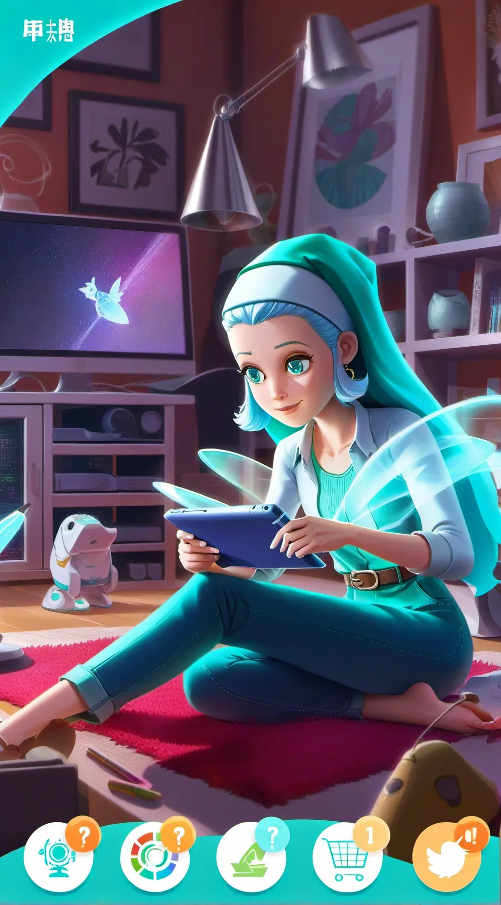 ai character: Mompreneur background