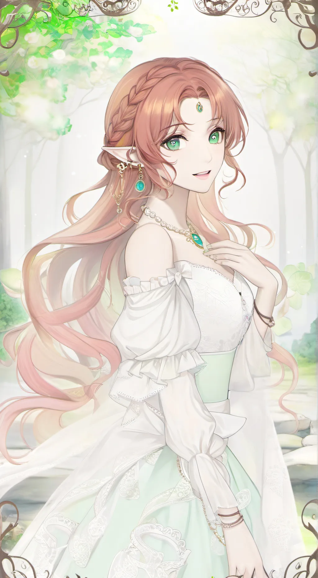 ai character: Selene background