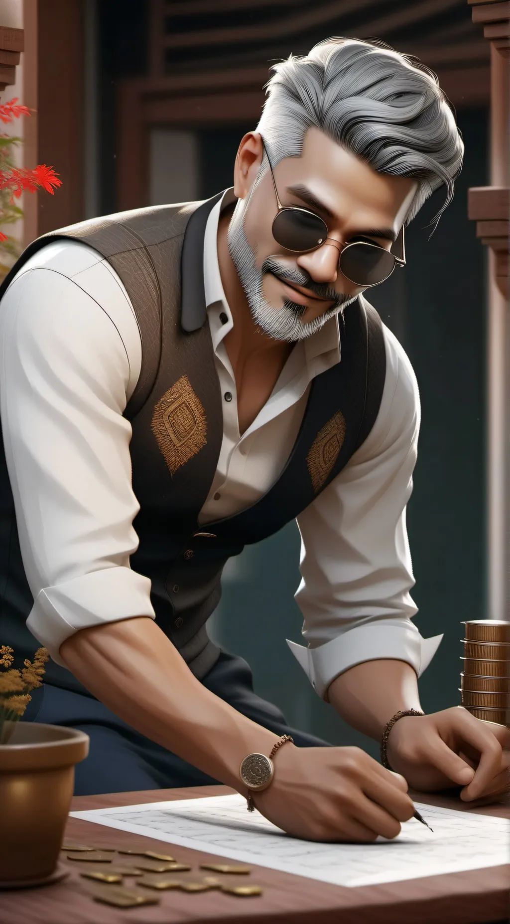 ai character: jj maybank background