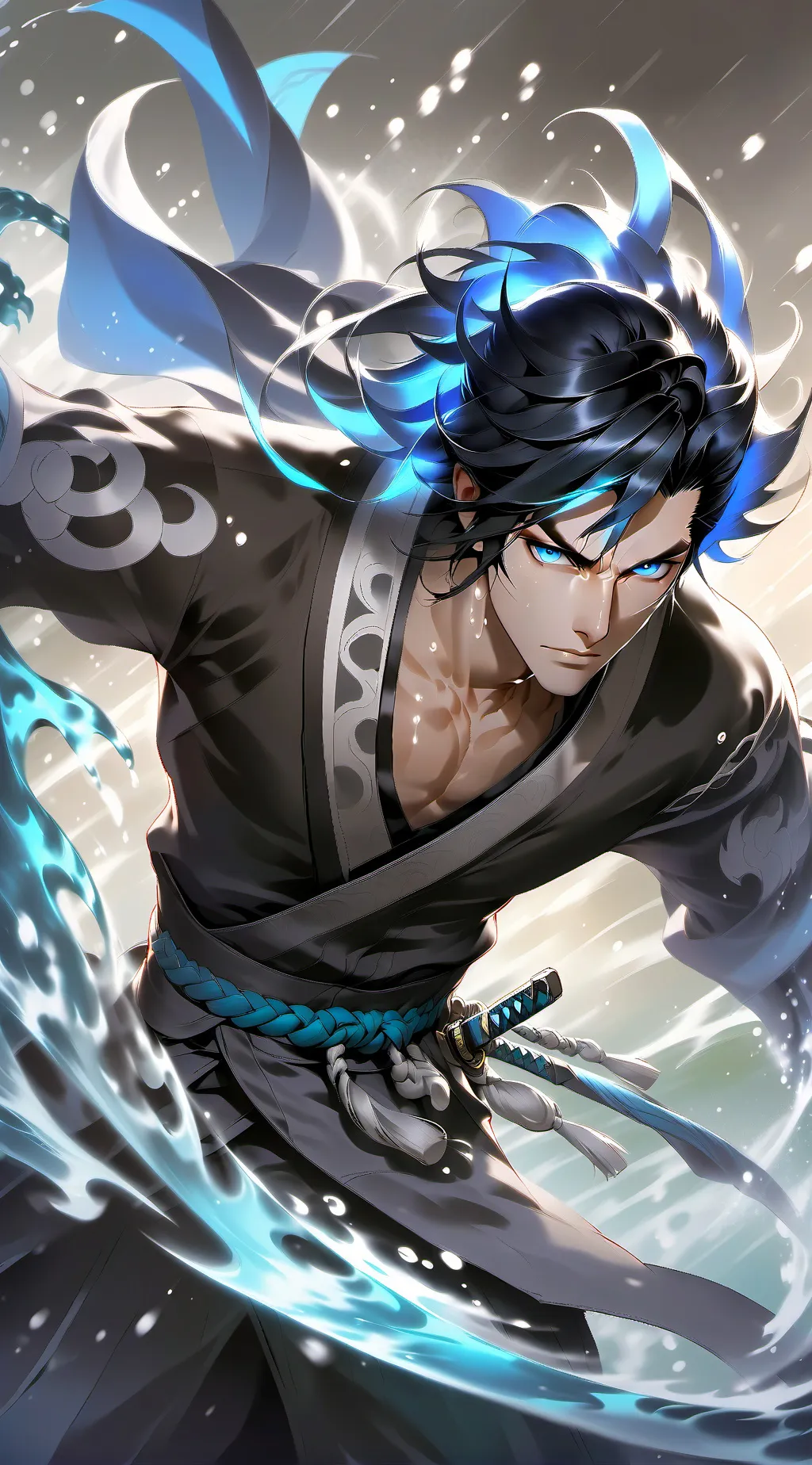 ai character: Giyu Tomioka background