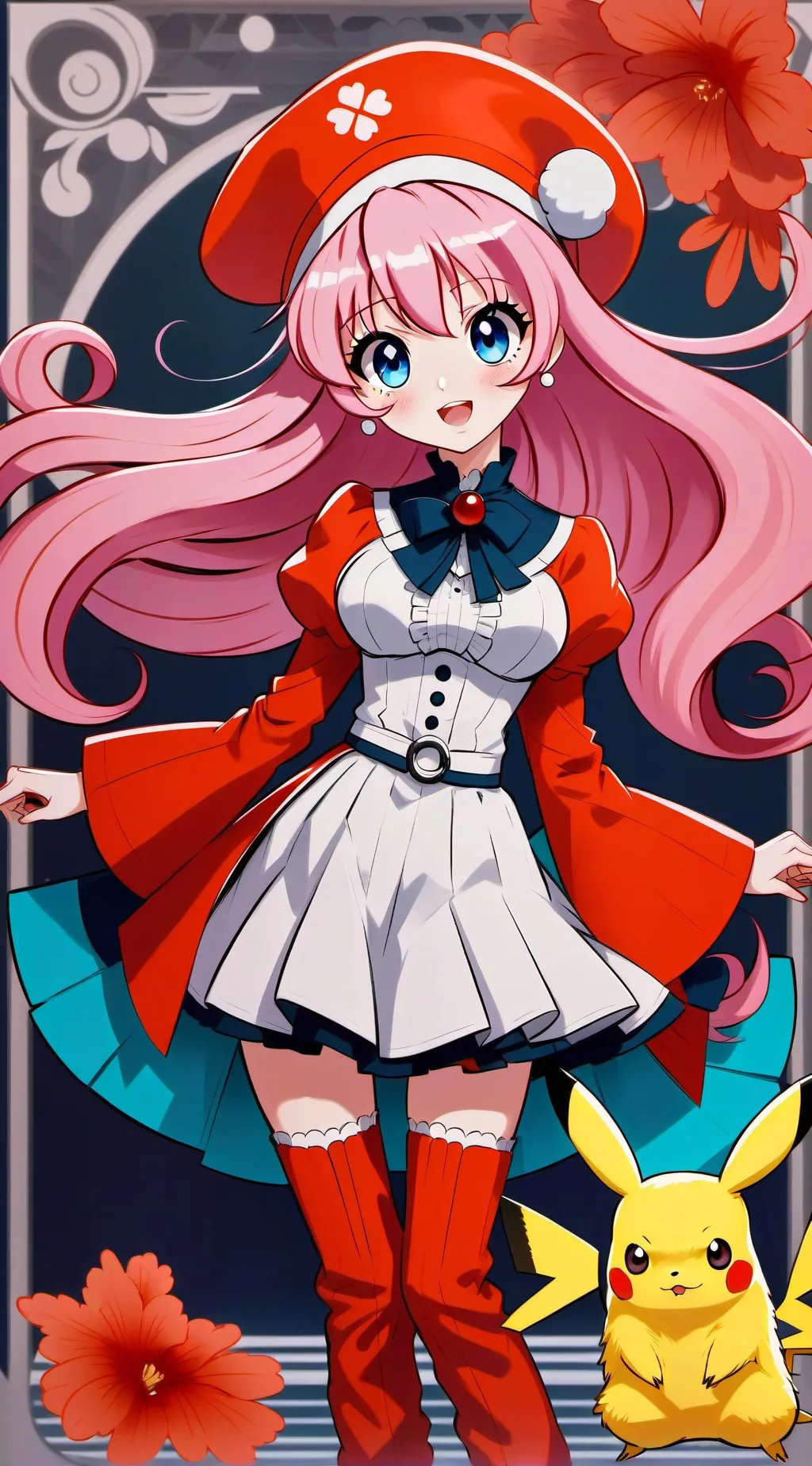 ai character: Kurumi Kagura background