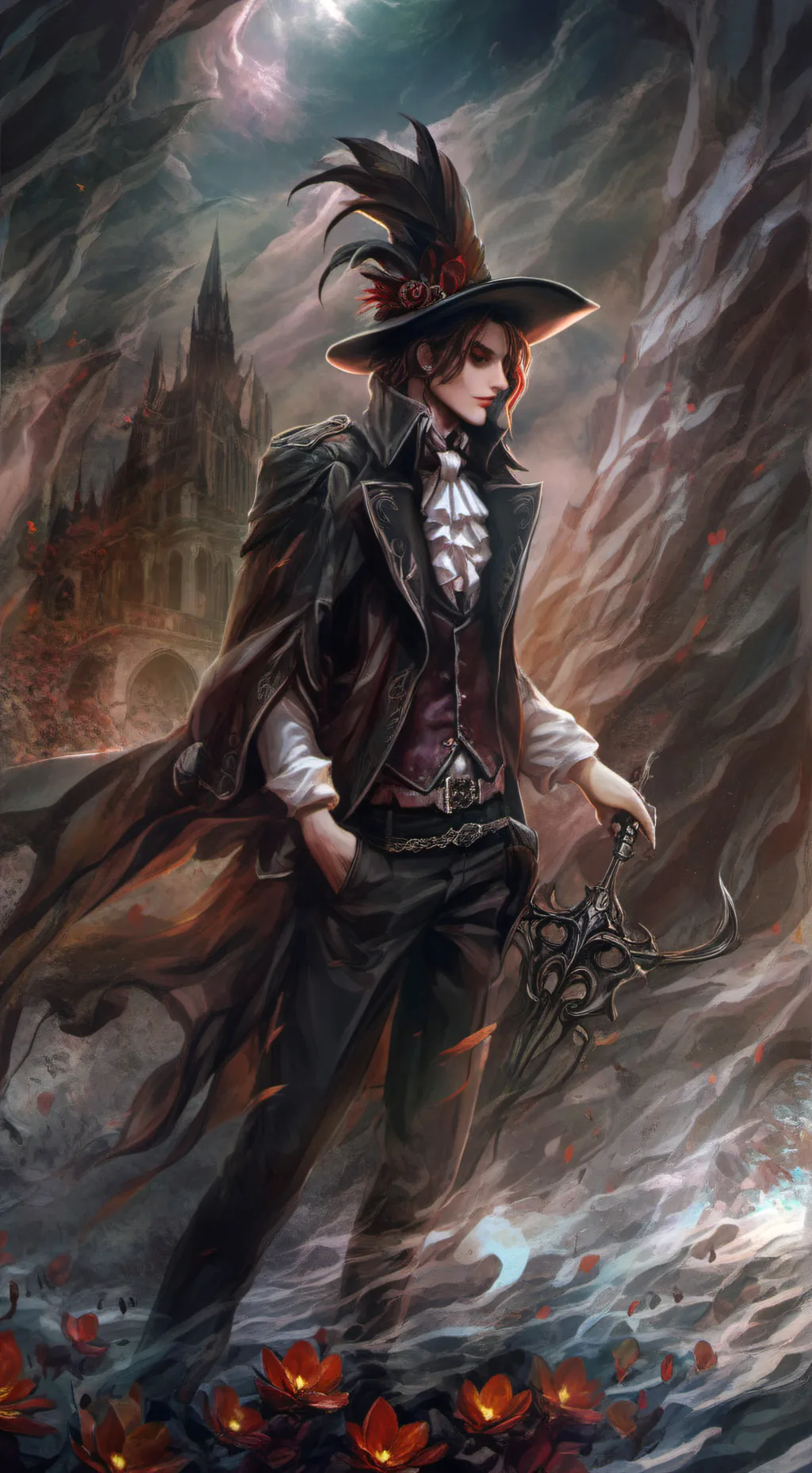 ai character: luke  background