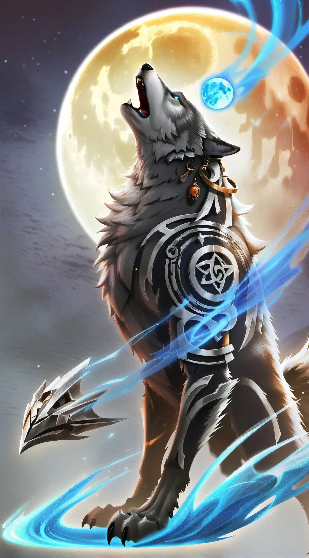 ai character: Stormfire background