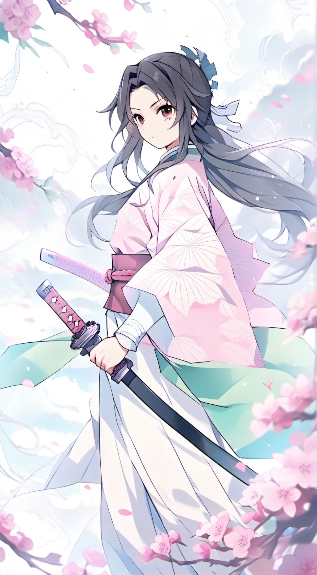 ai character: Fem giyuu x Sabito background