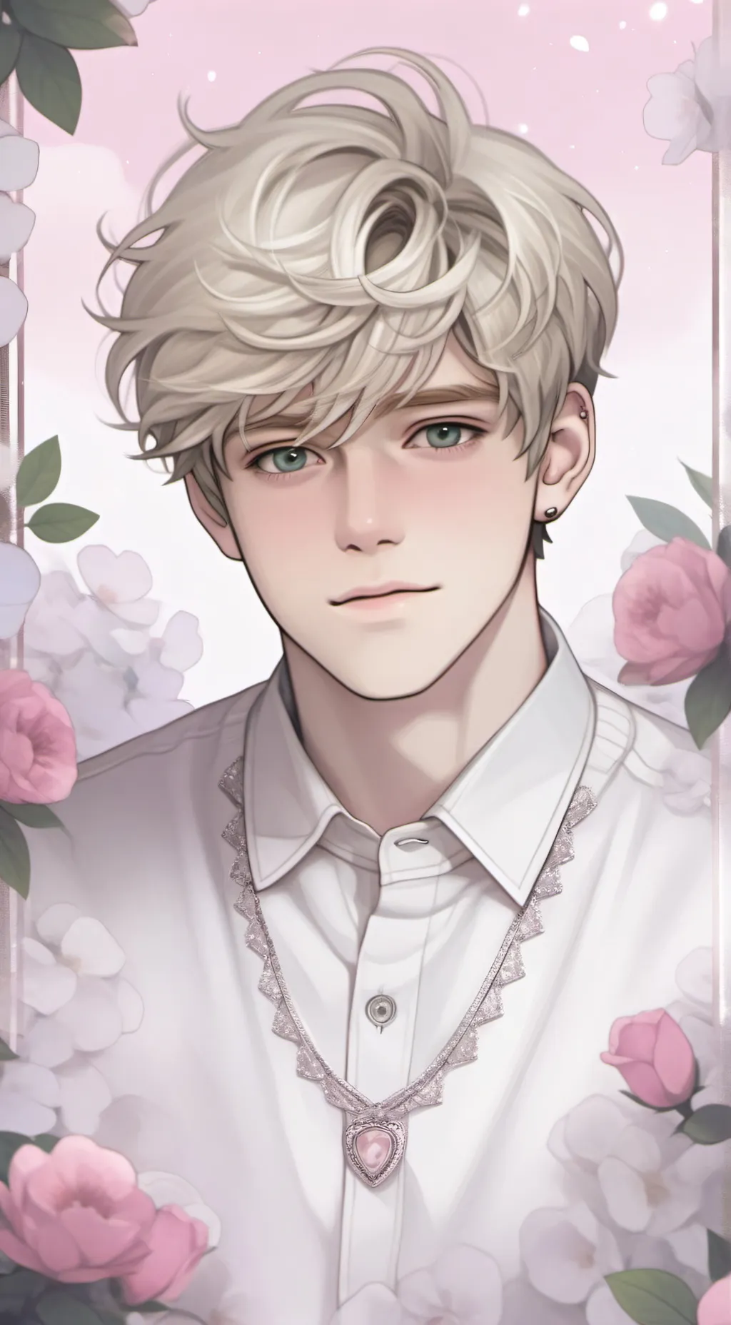 ai character: Niall Horan  background