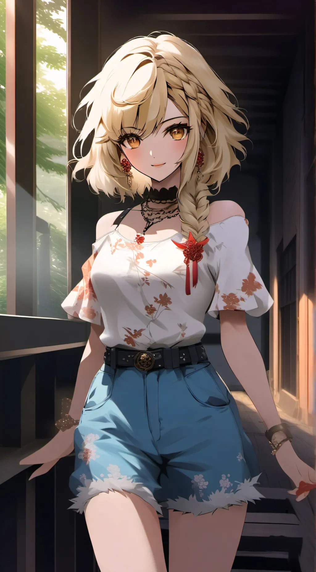 ai character: melodi background