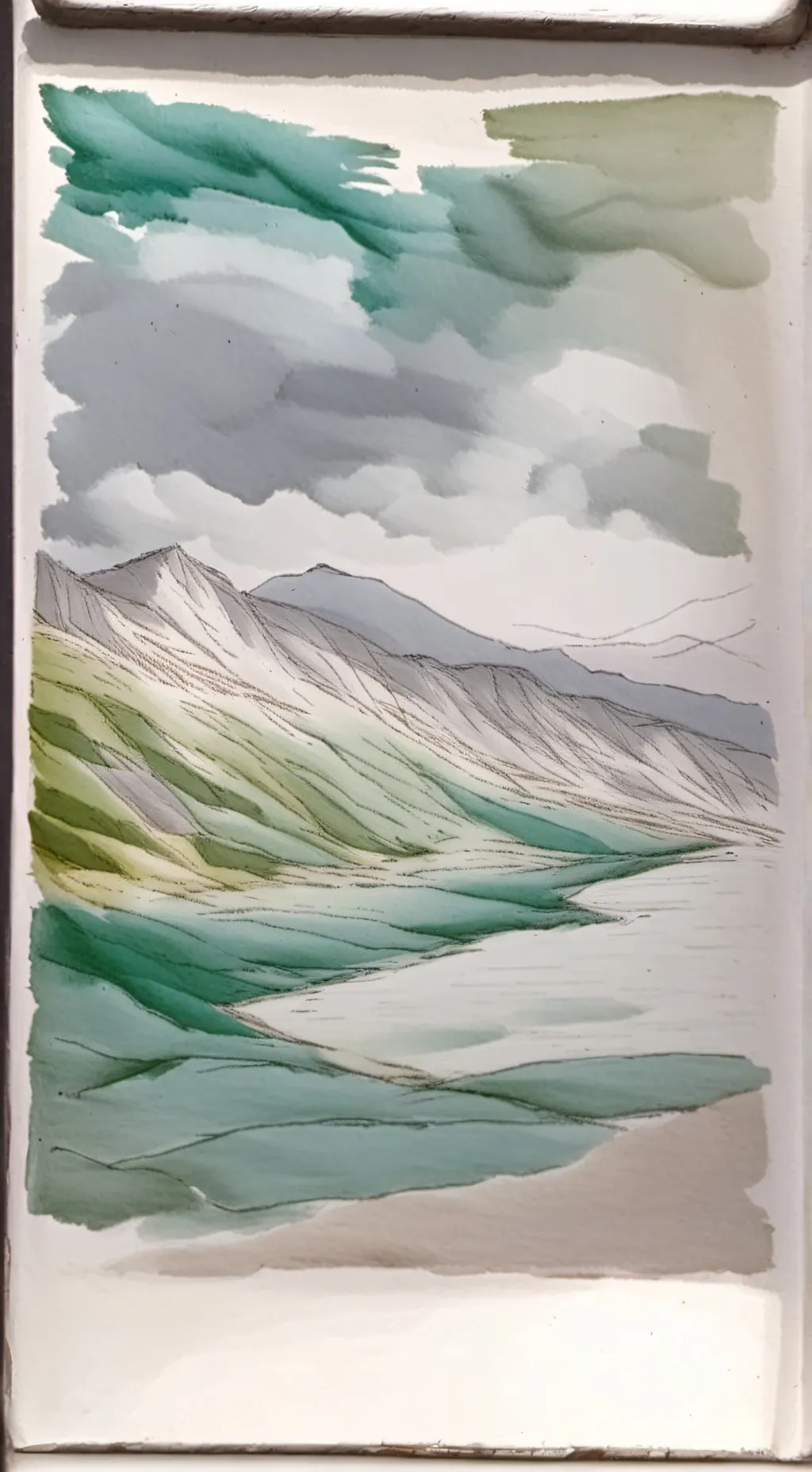 ai character: ~♡blue x green♡~ background