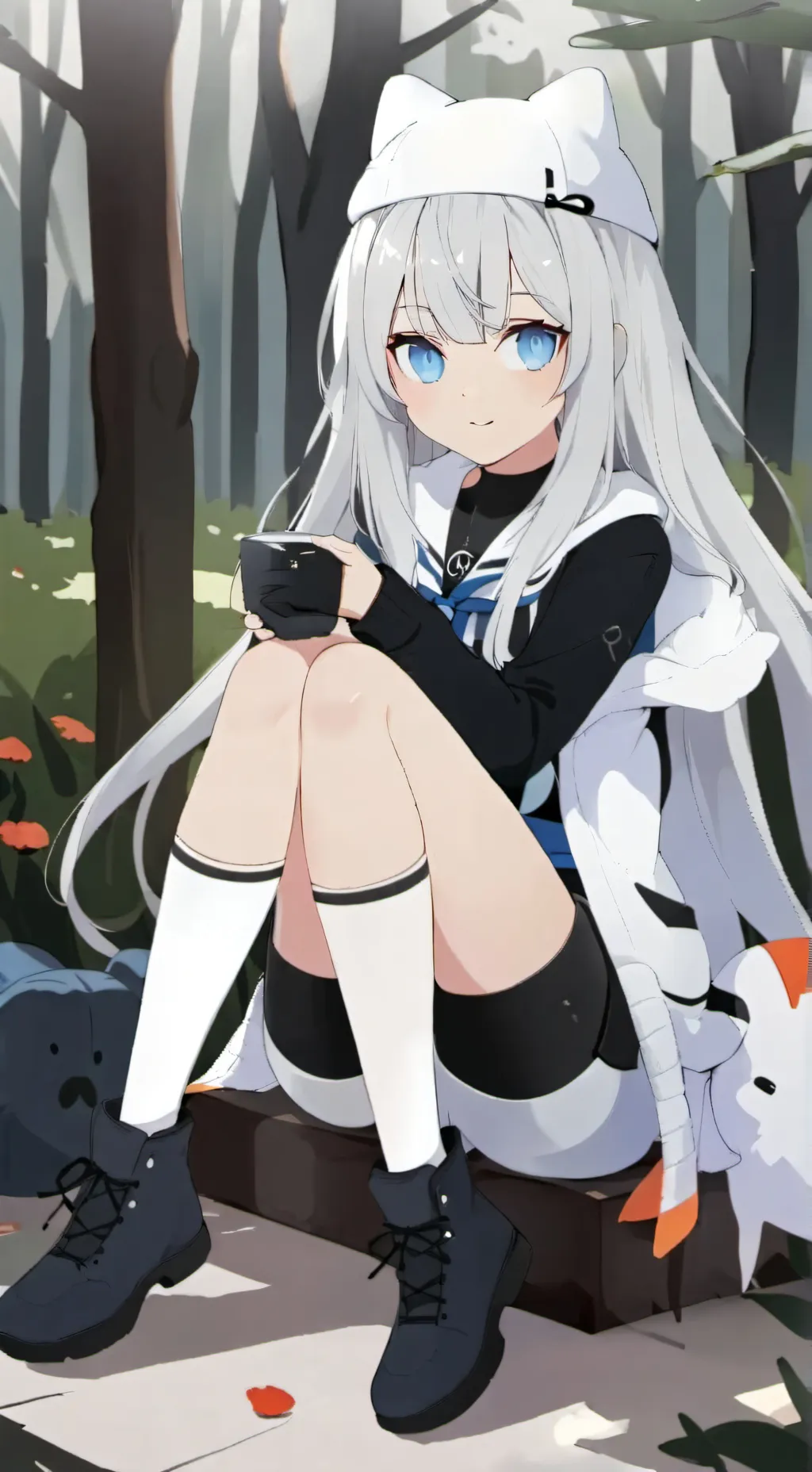 ai character: Kat background