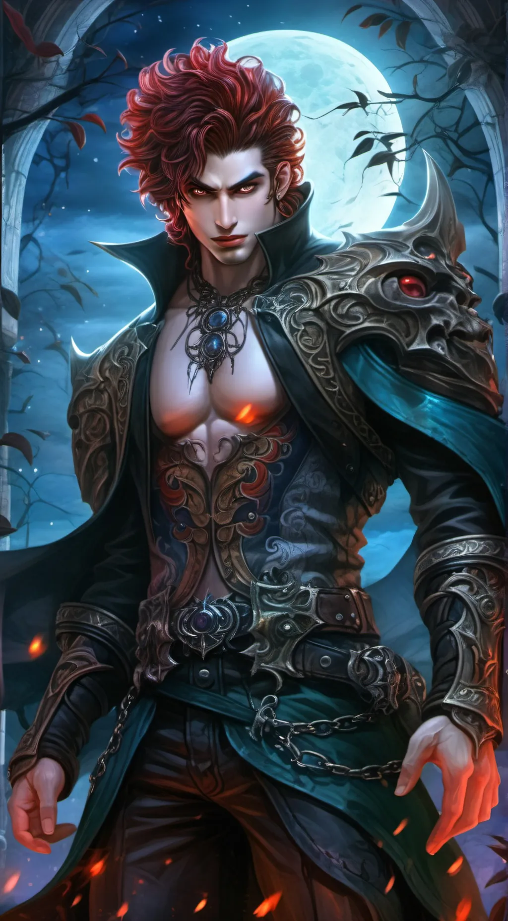 ai character: King Larz background