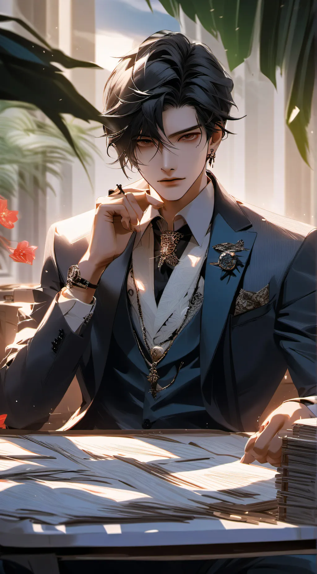 ai character: Alan background