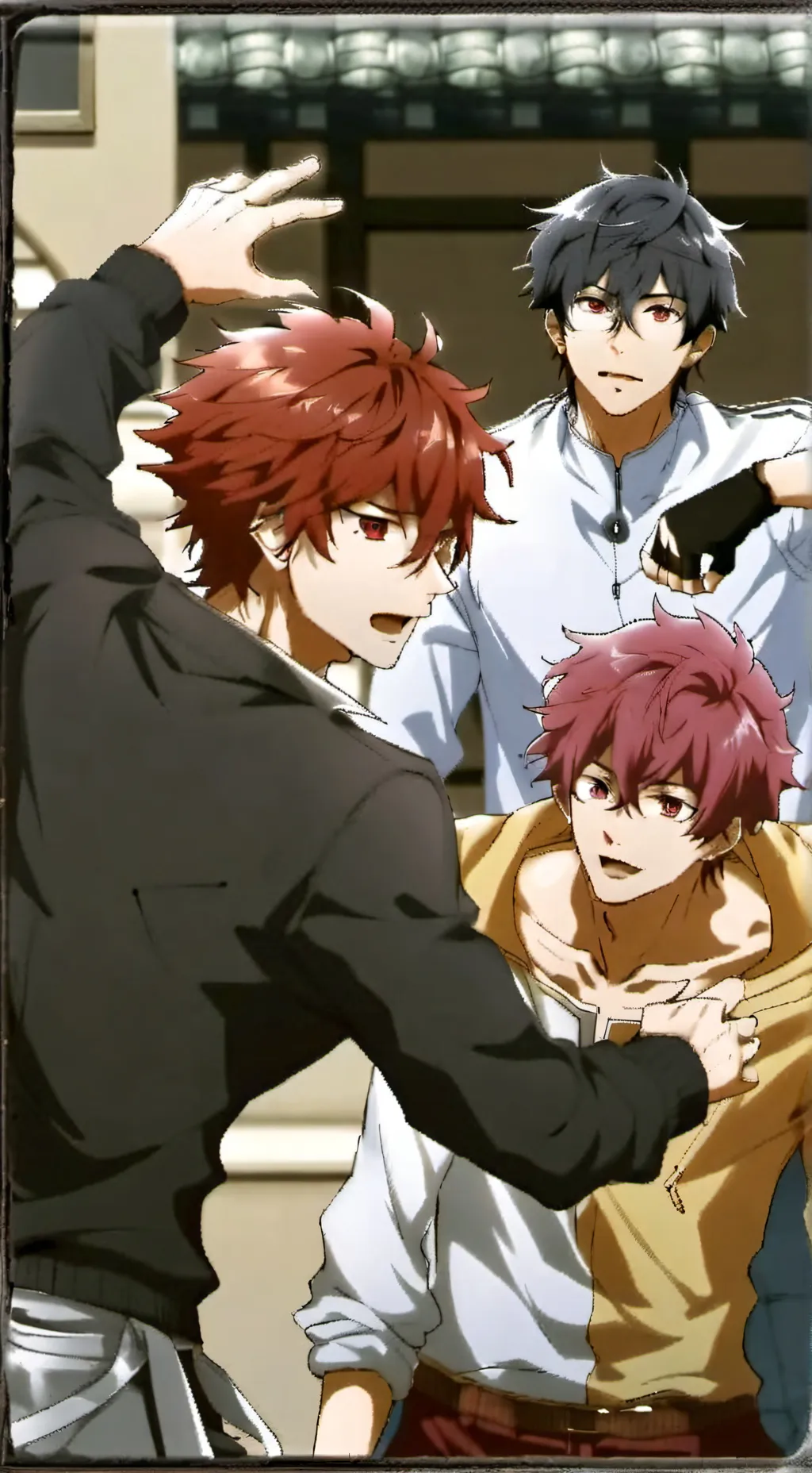 ai character: Megumi x sukuna background