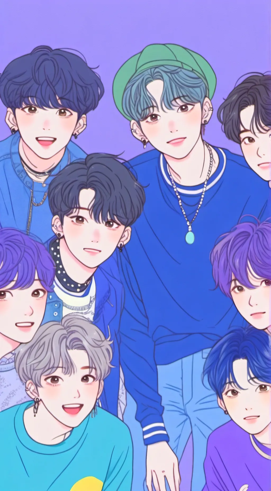 ai character: stary kids!!!!! background