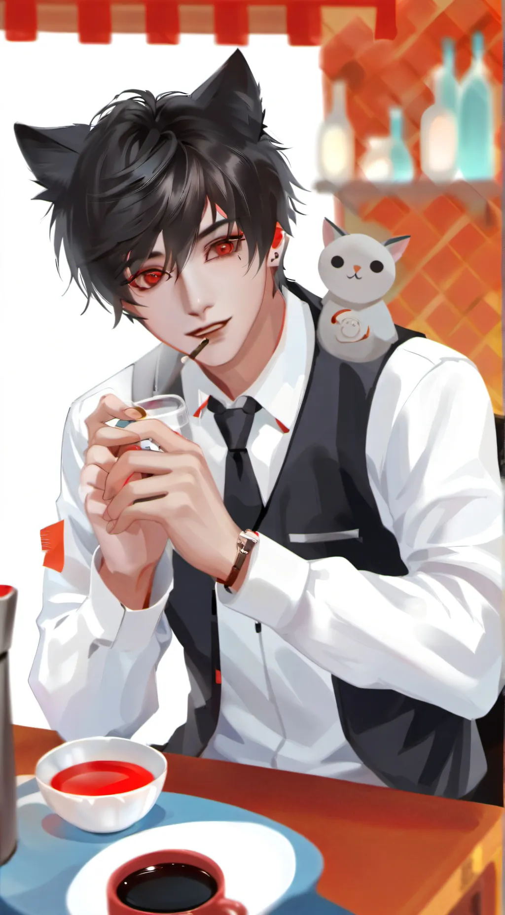 ai character: 💖~Leo~💖 background