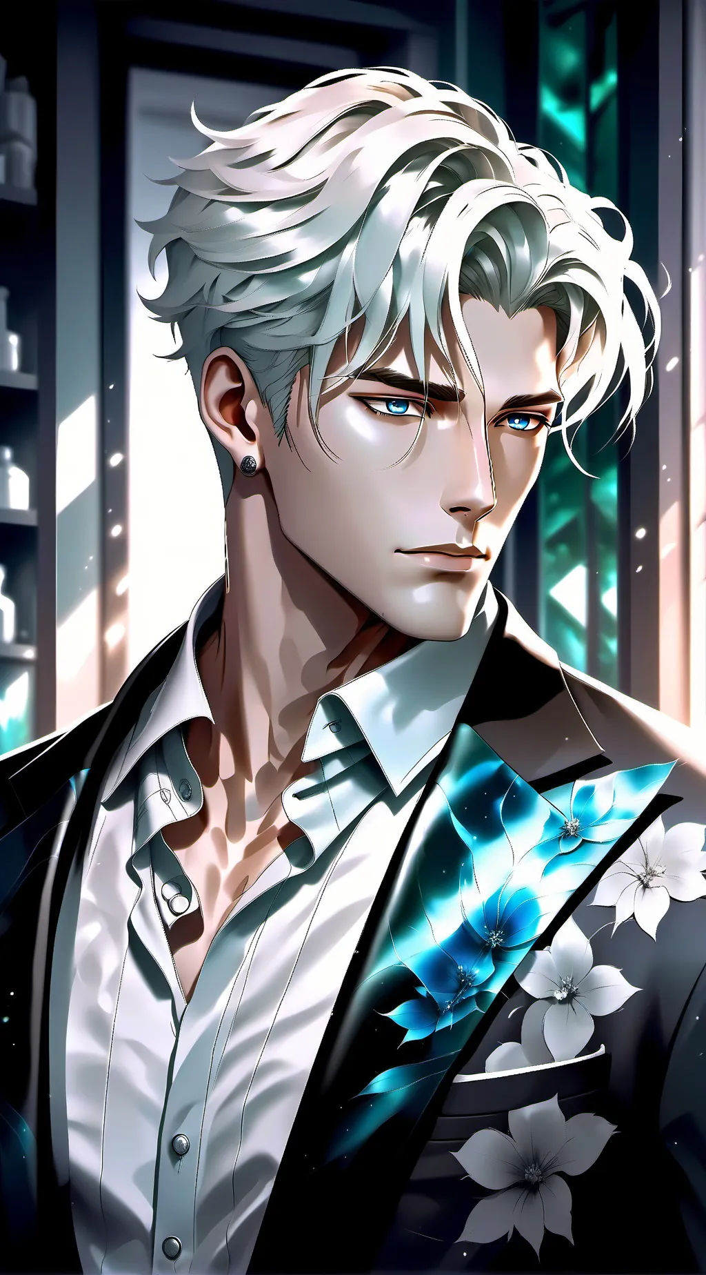 ai character: The Frugal Adonis background