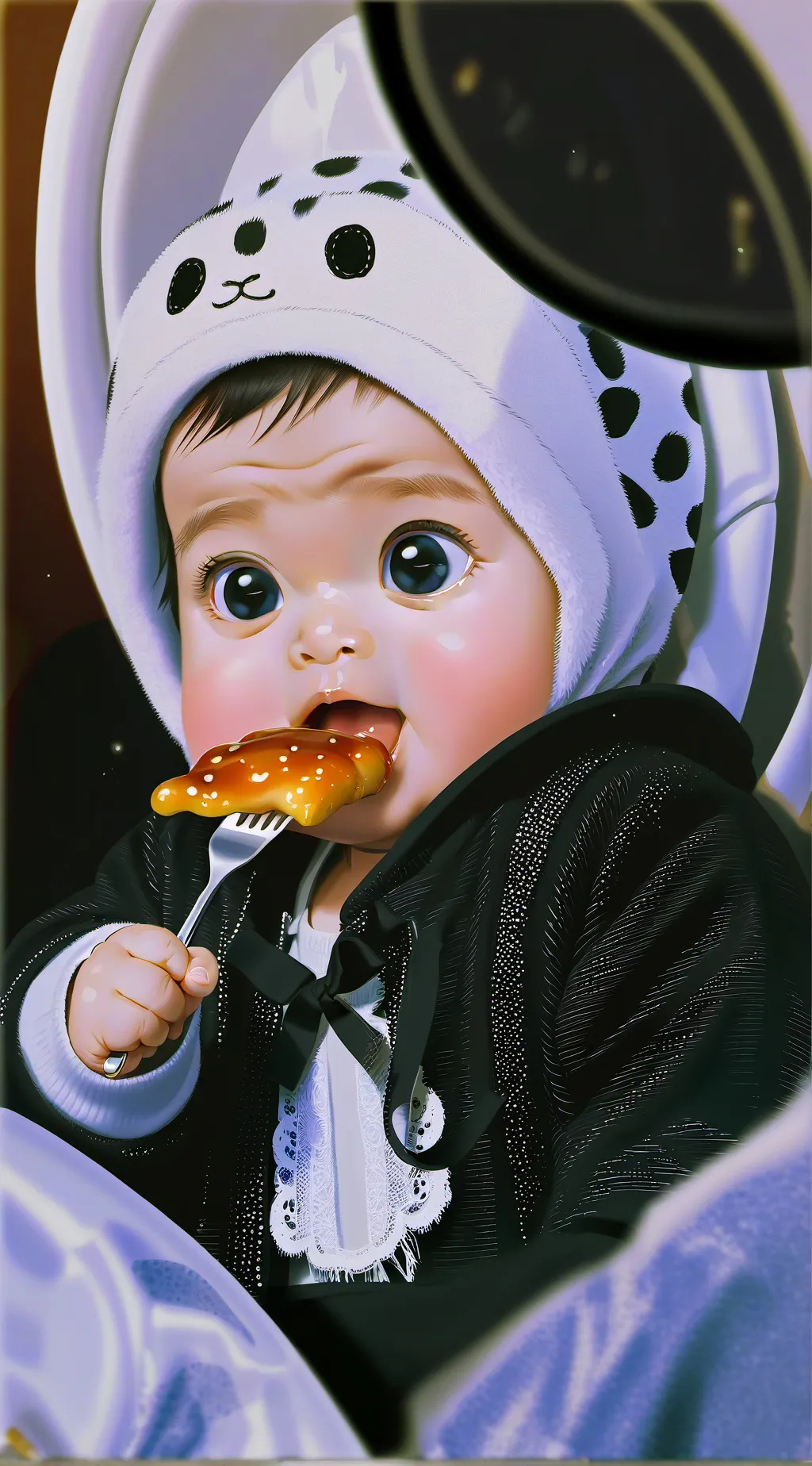 ai character: baby lola background