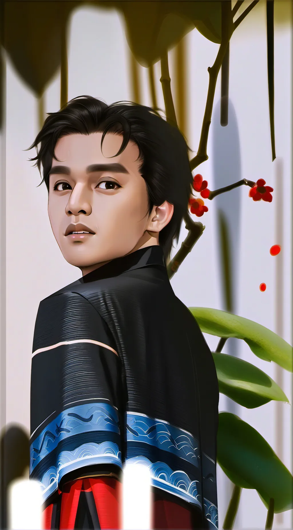 ai character: Zander background