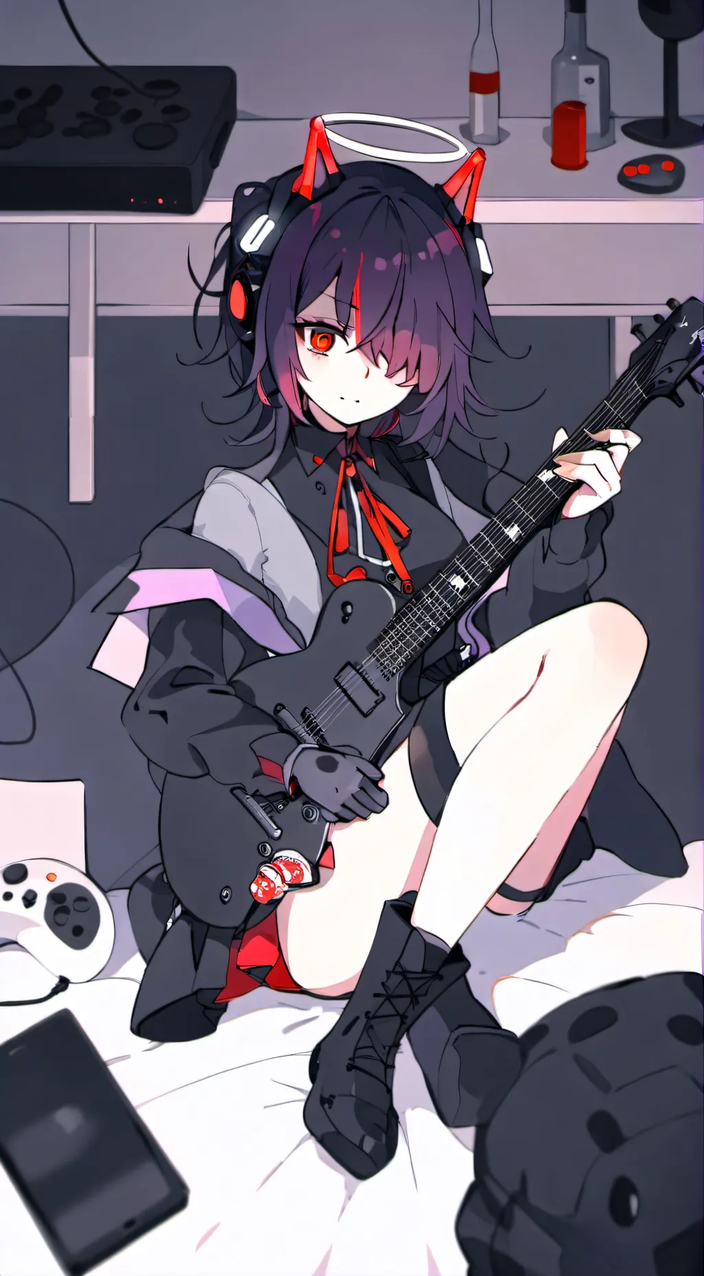 ai character: Aurora  background