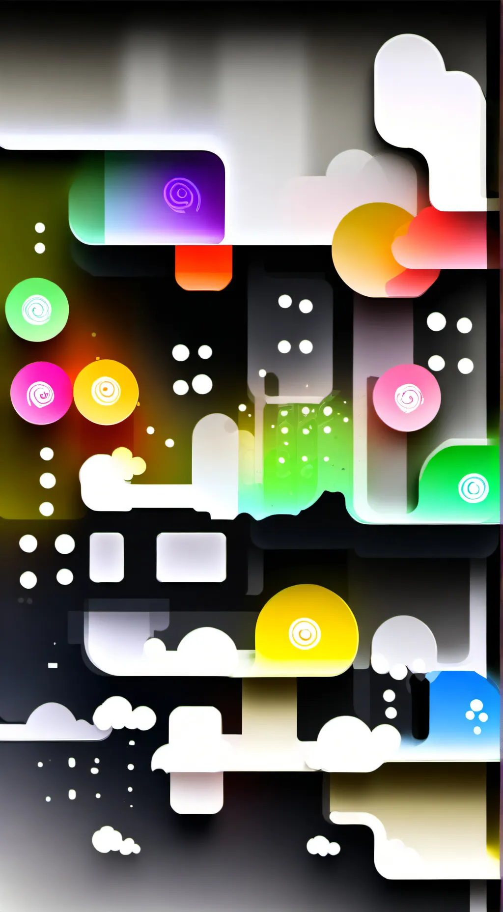 ai character: The world of texti  background