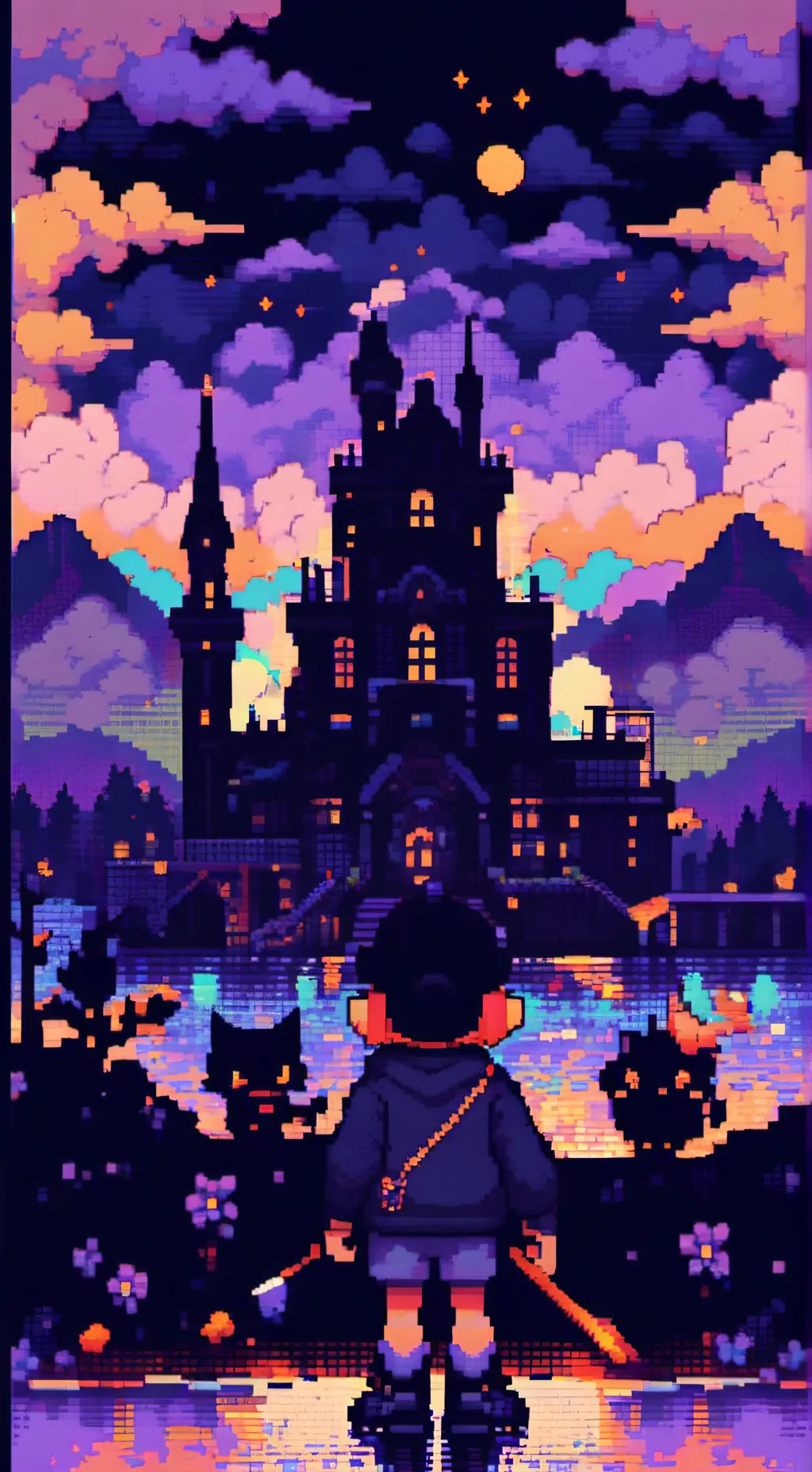 ai character:  you find my LARE! background