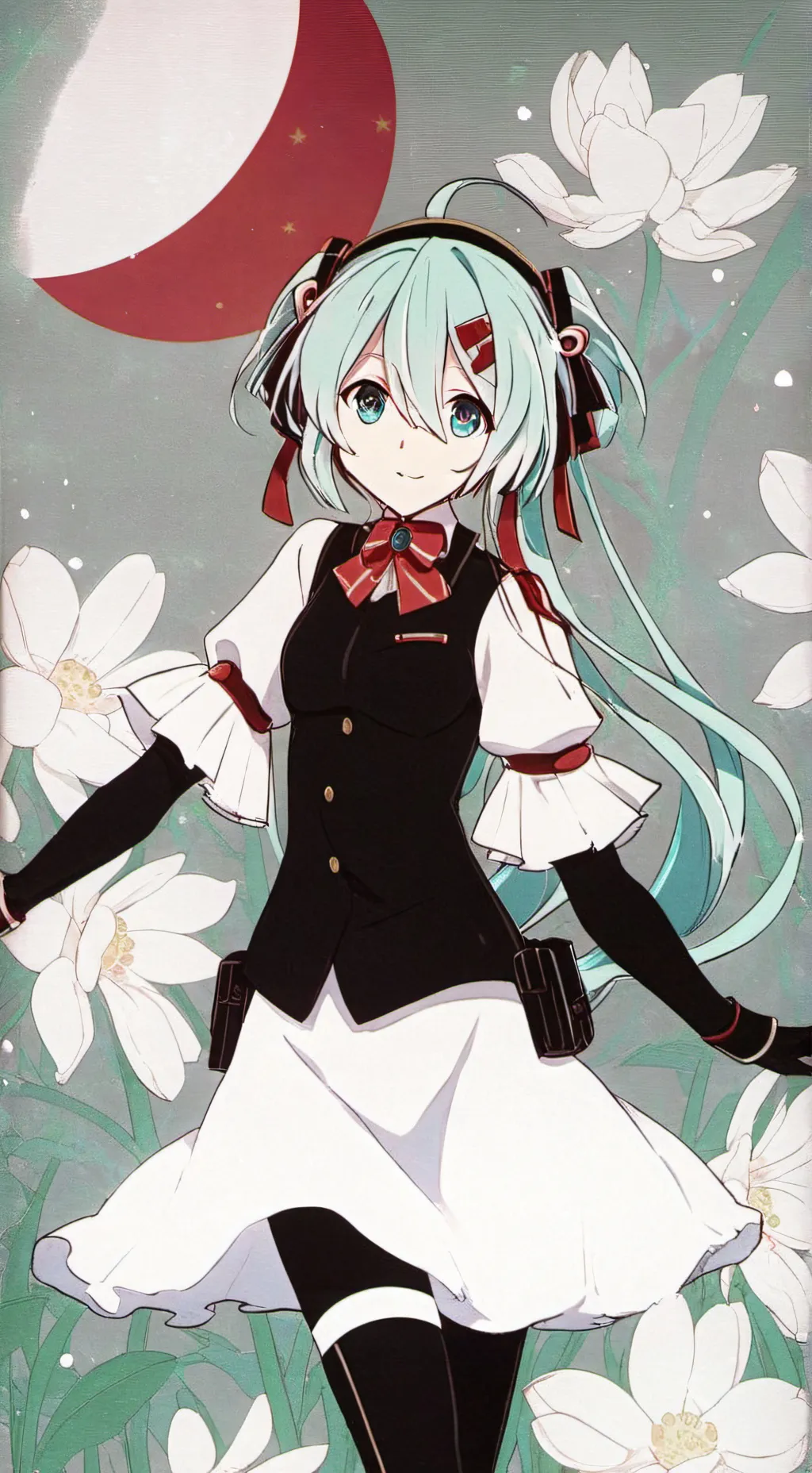 ai character: miku background