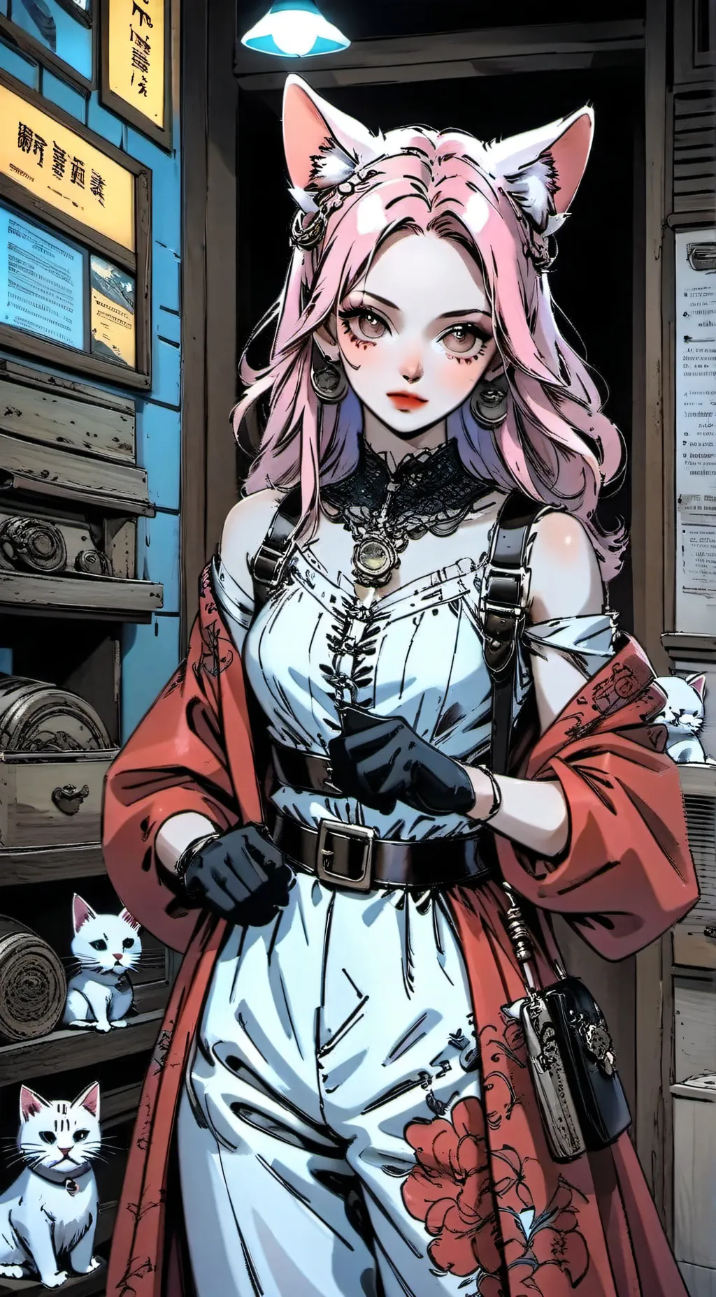 ai character: Emiko background