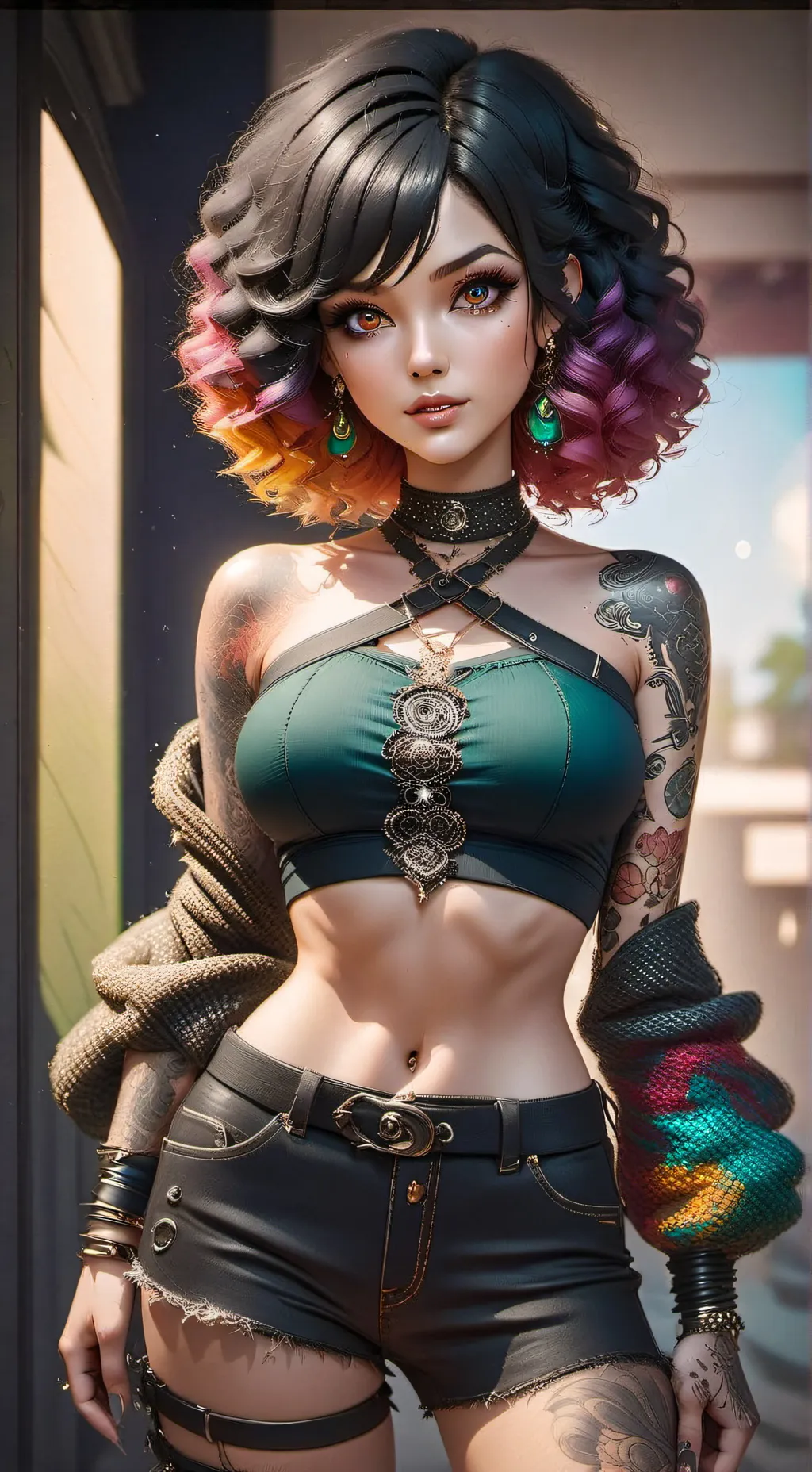 ai character: Lena  background