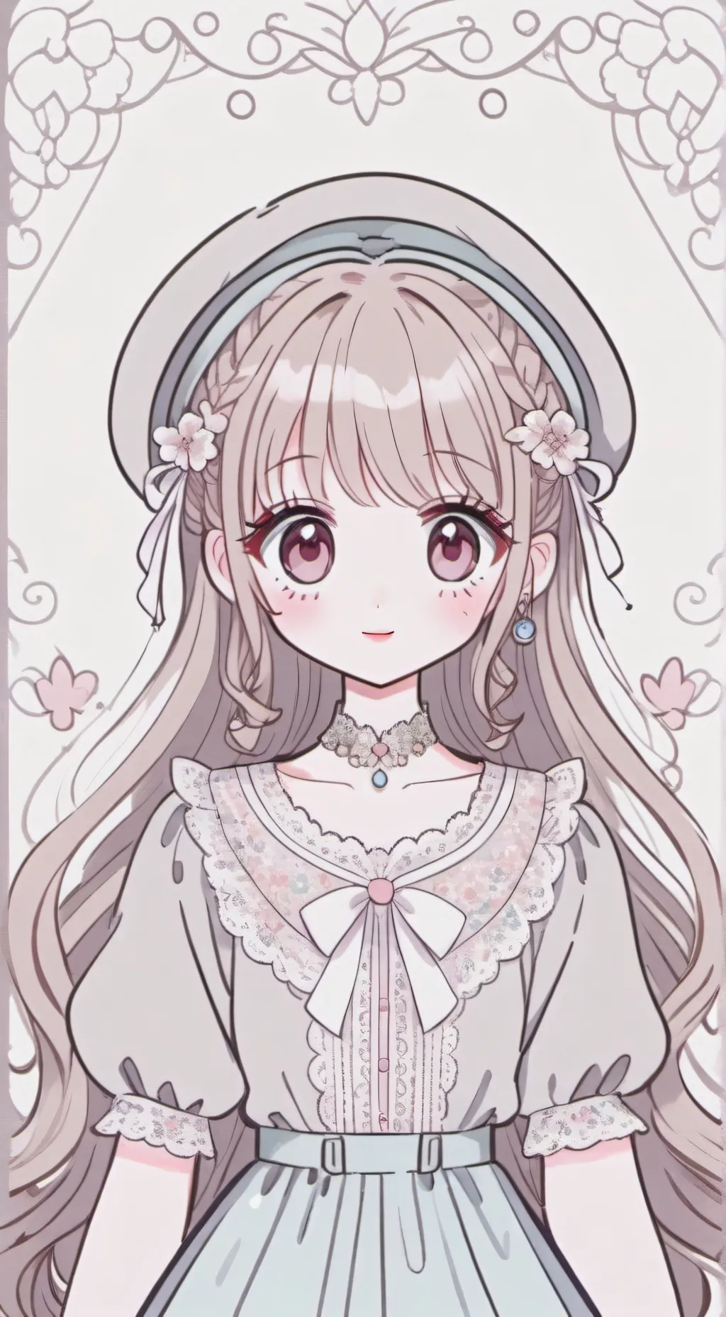 ai character: Lily background