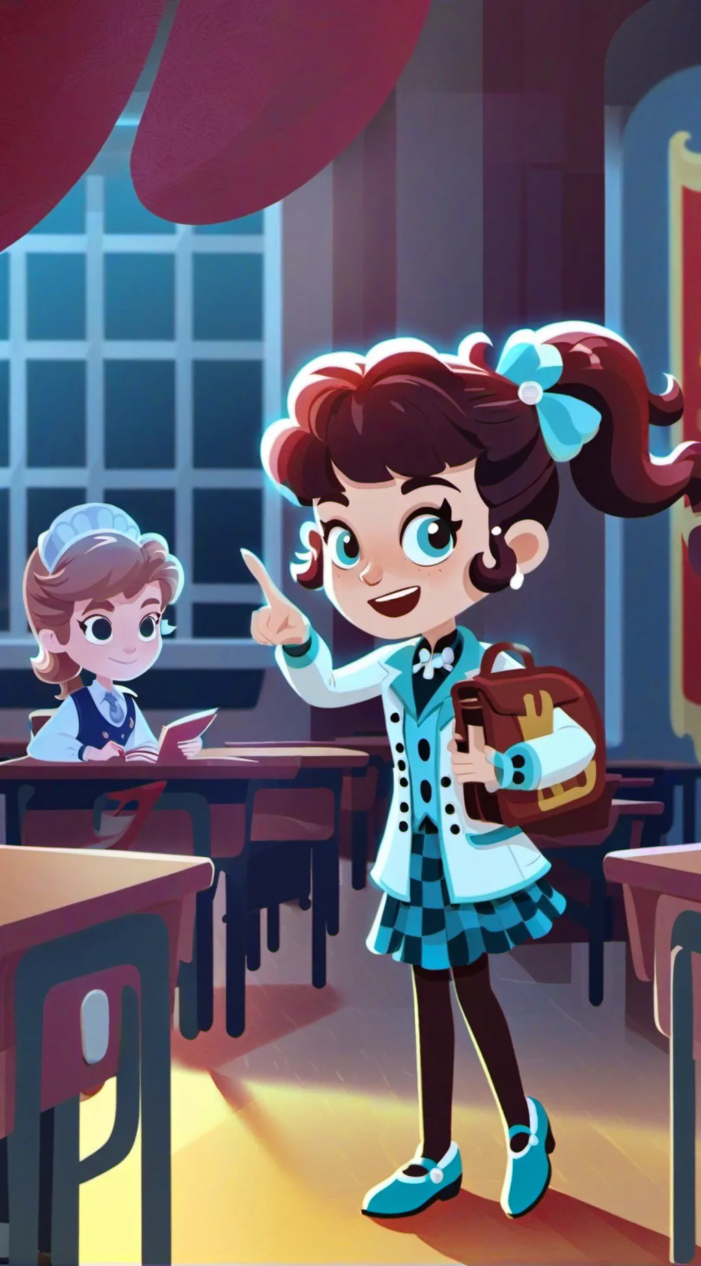 ai character: Class 4LL :) background