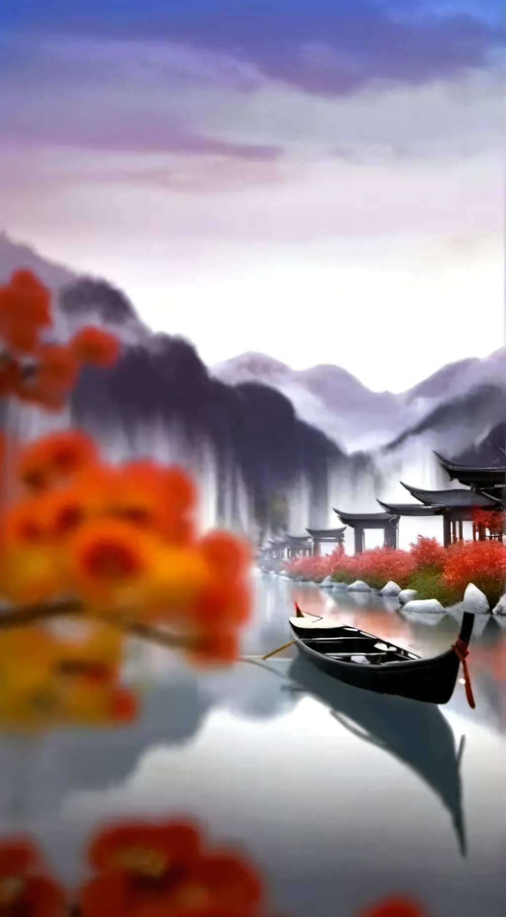 ai character: jjk road trip background