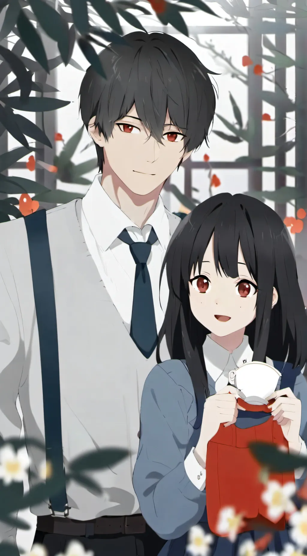 ai character: Superhero school  background