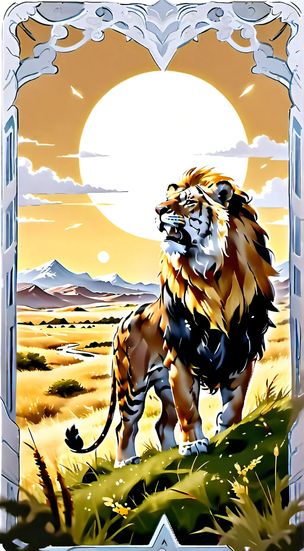 ai character: Luna background