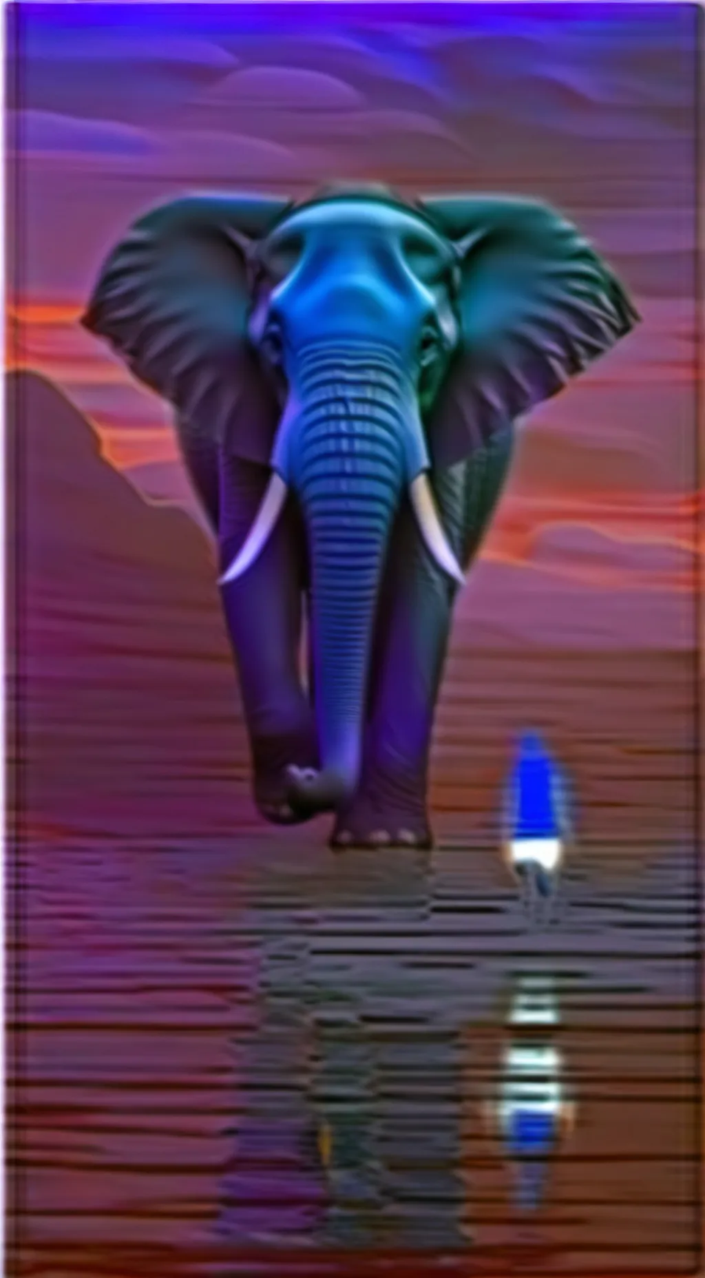 ai character: bubba bubbaphant background