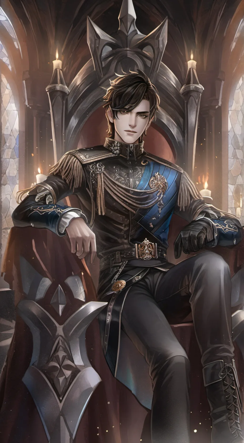 ai character: Sebastian  background