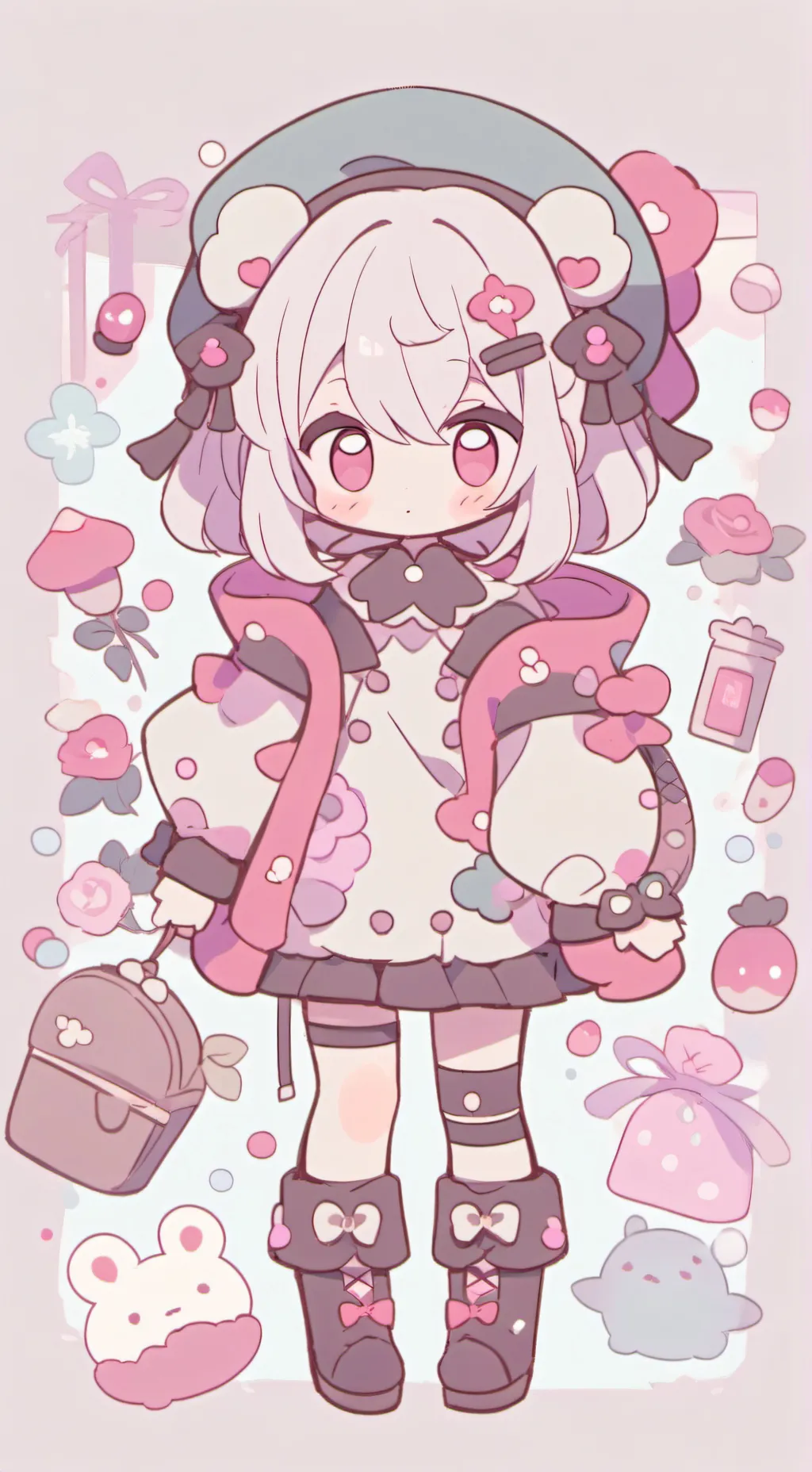 ai character: Baby wenda background