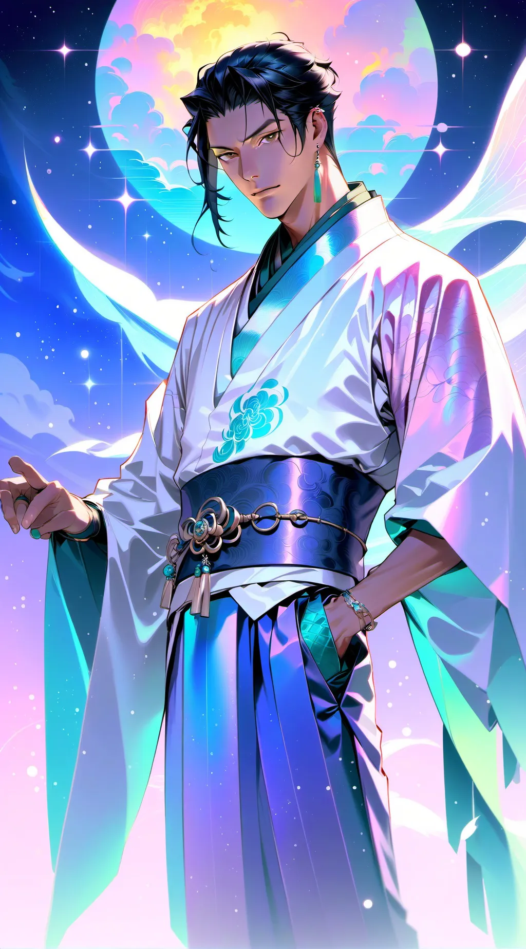 ai character: Suguru geto background