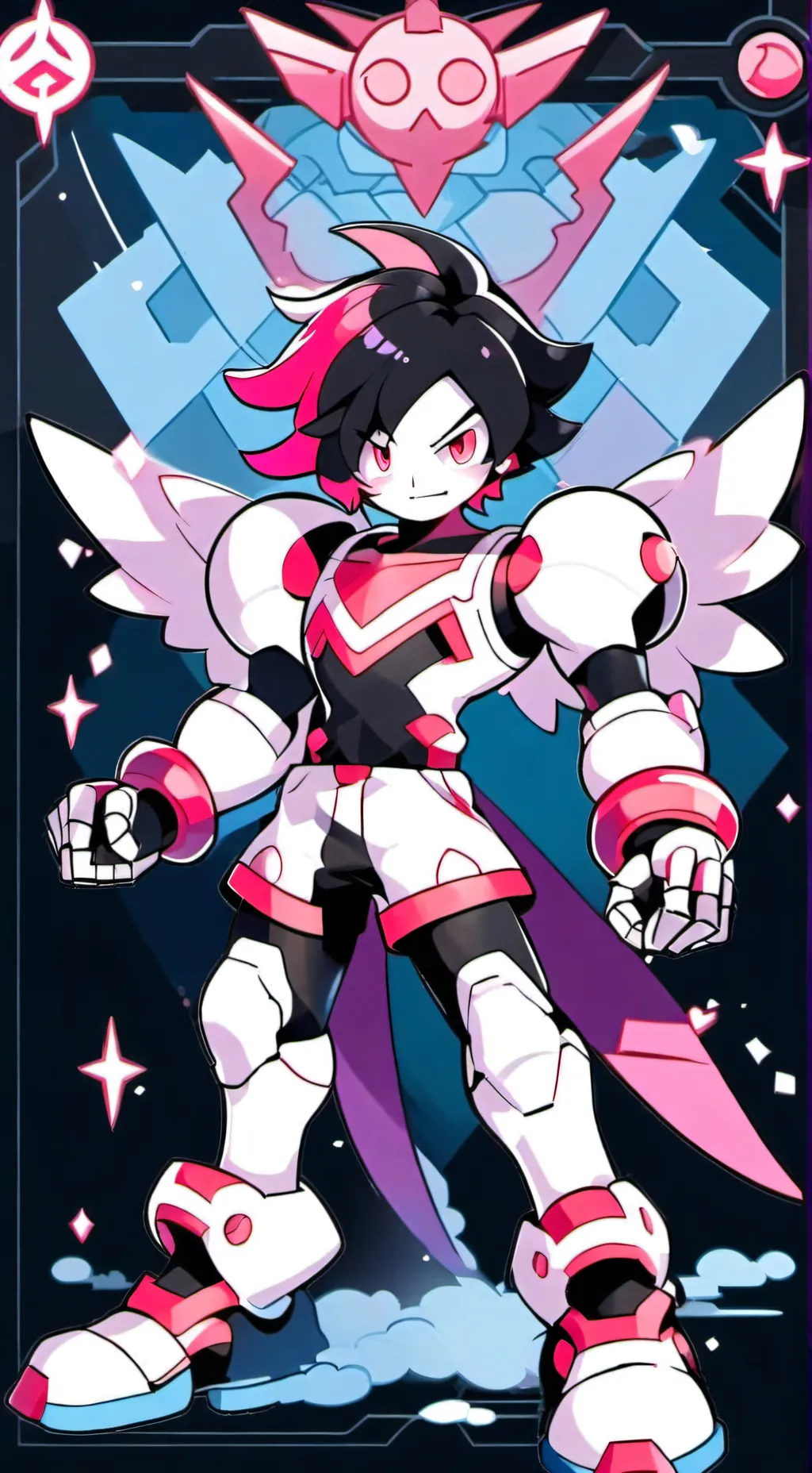 ai character: Mettaton NEO background