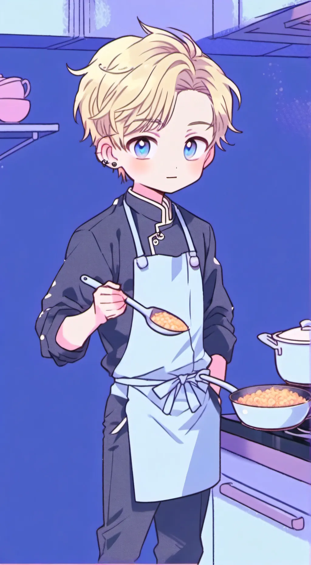 ai character: kid vinsmoke sanji background