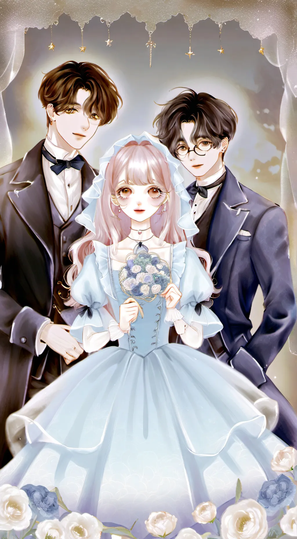 ai character: 4 boys and you background