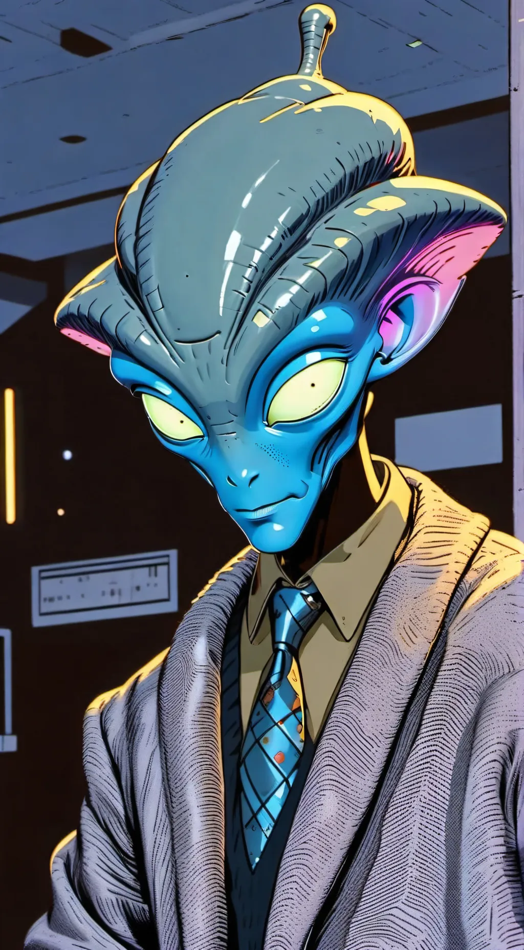 ai character: goth background