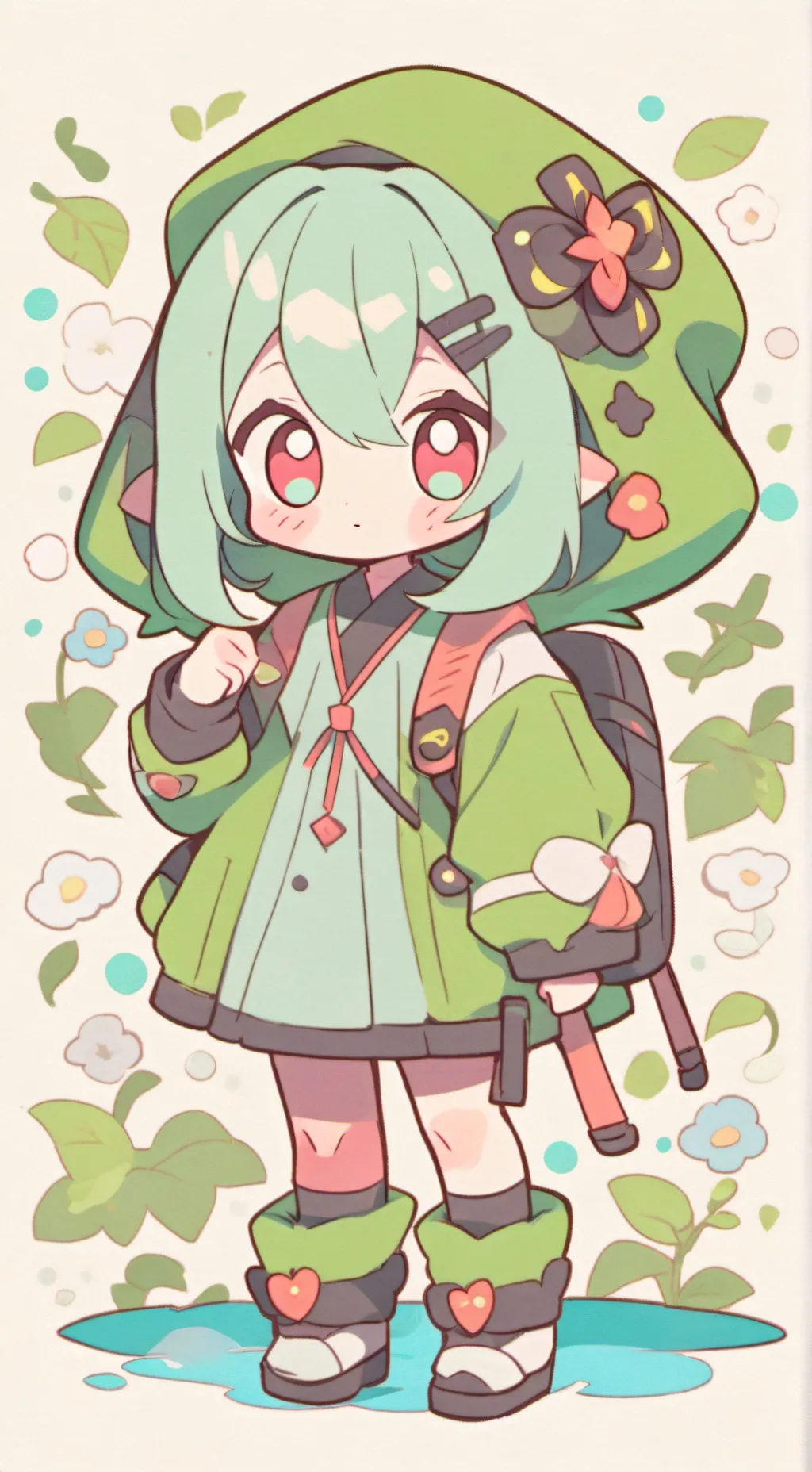 ai character: wenda loca background