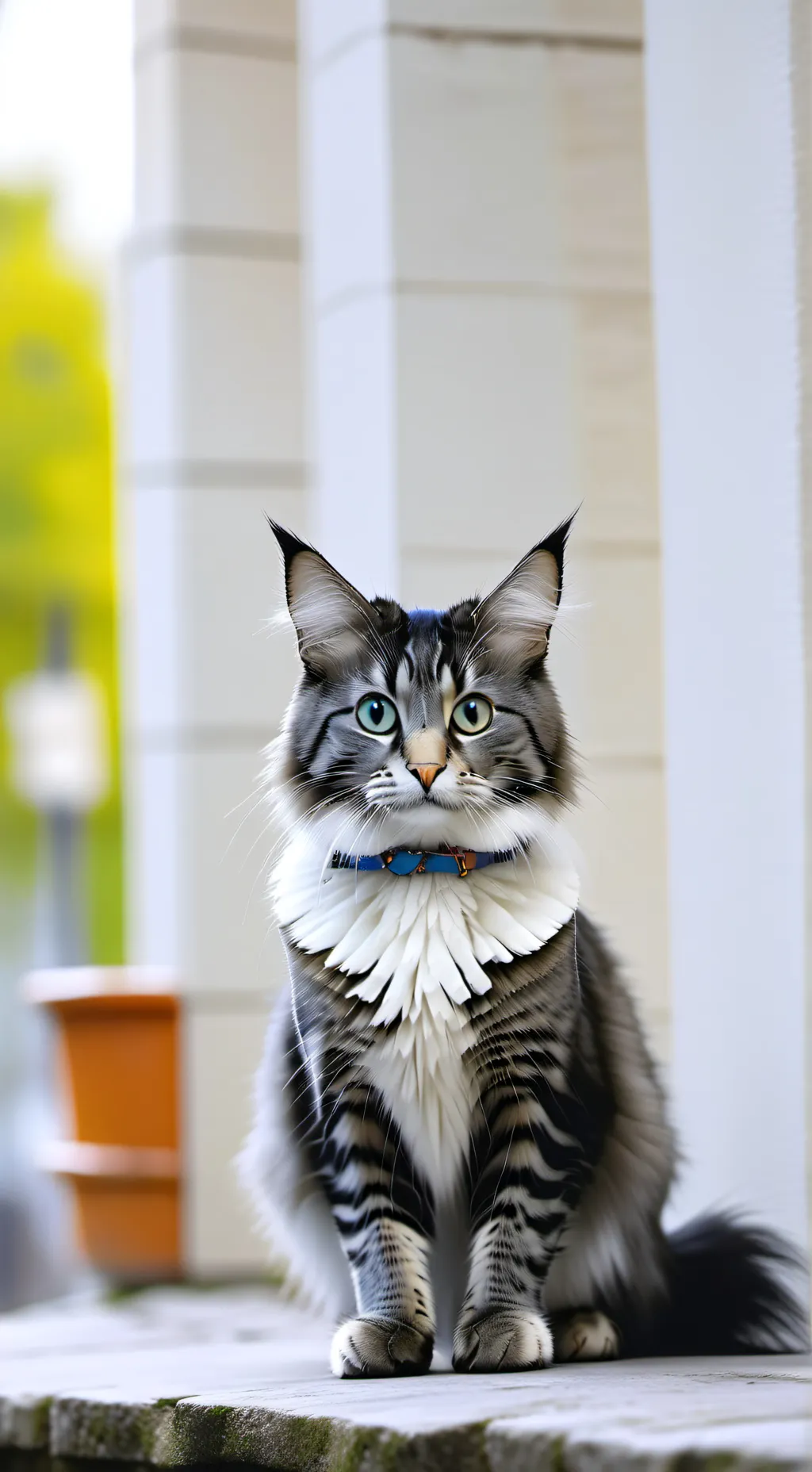 ai character: gato raro background