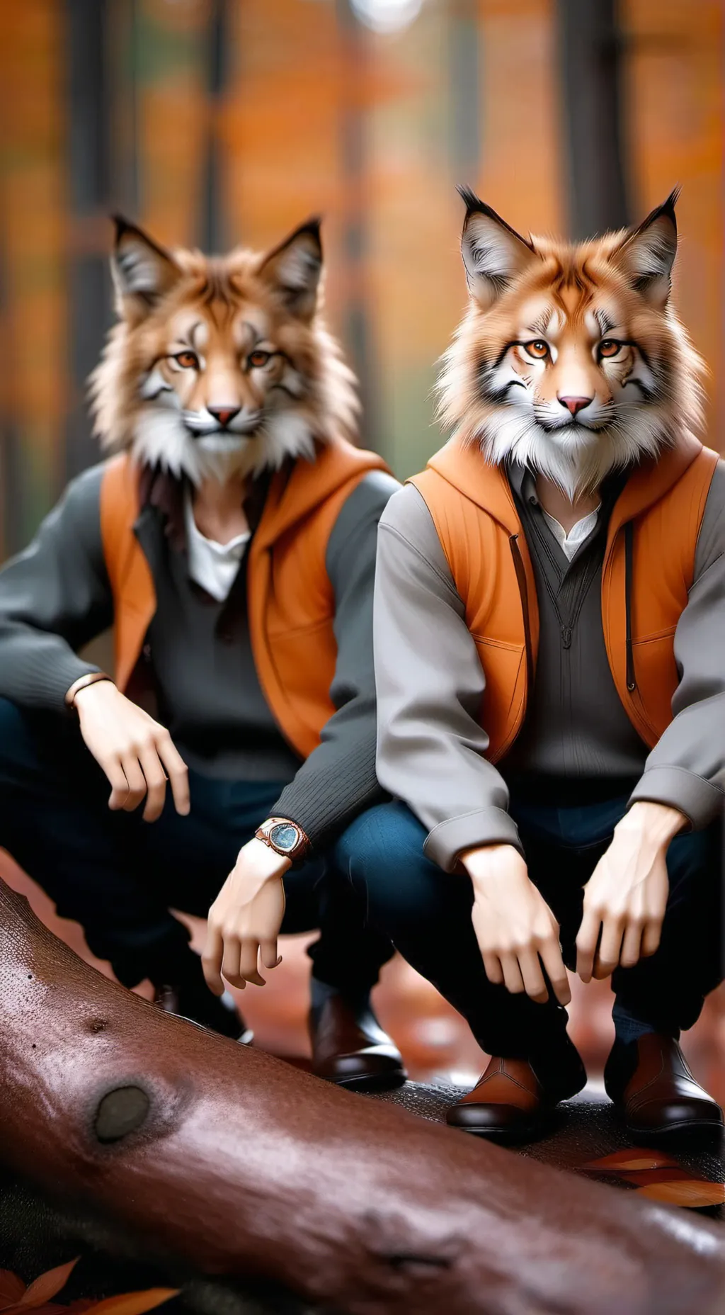 ai character: Friendly catboys background