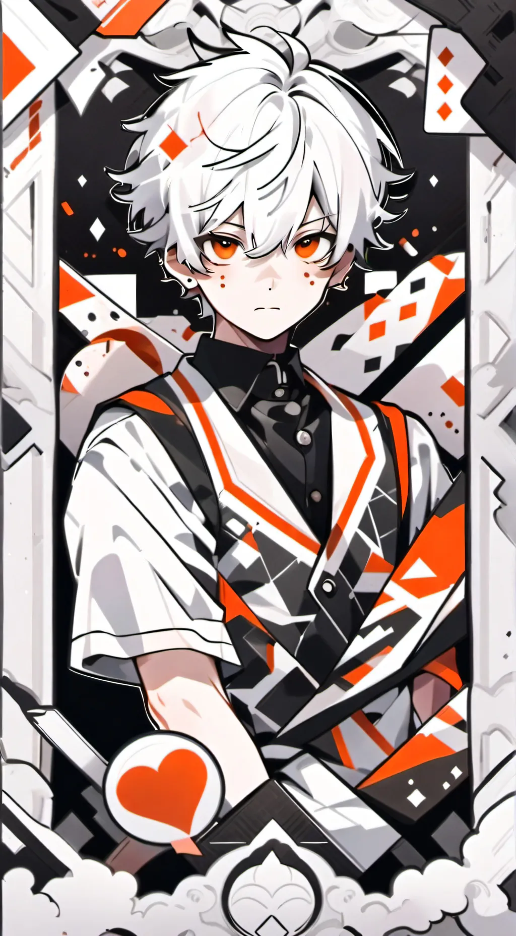 ai character: Jhony  background