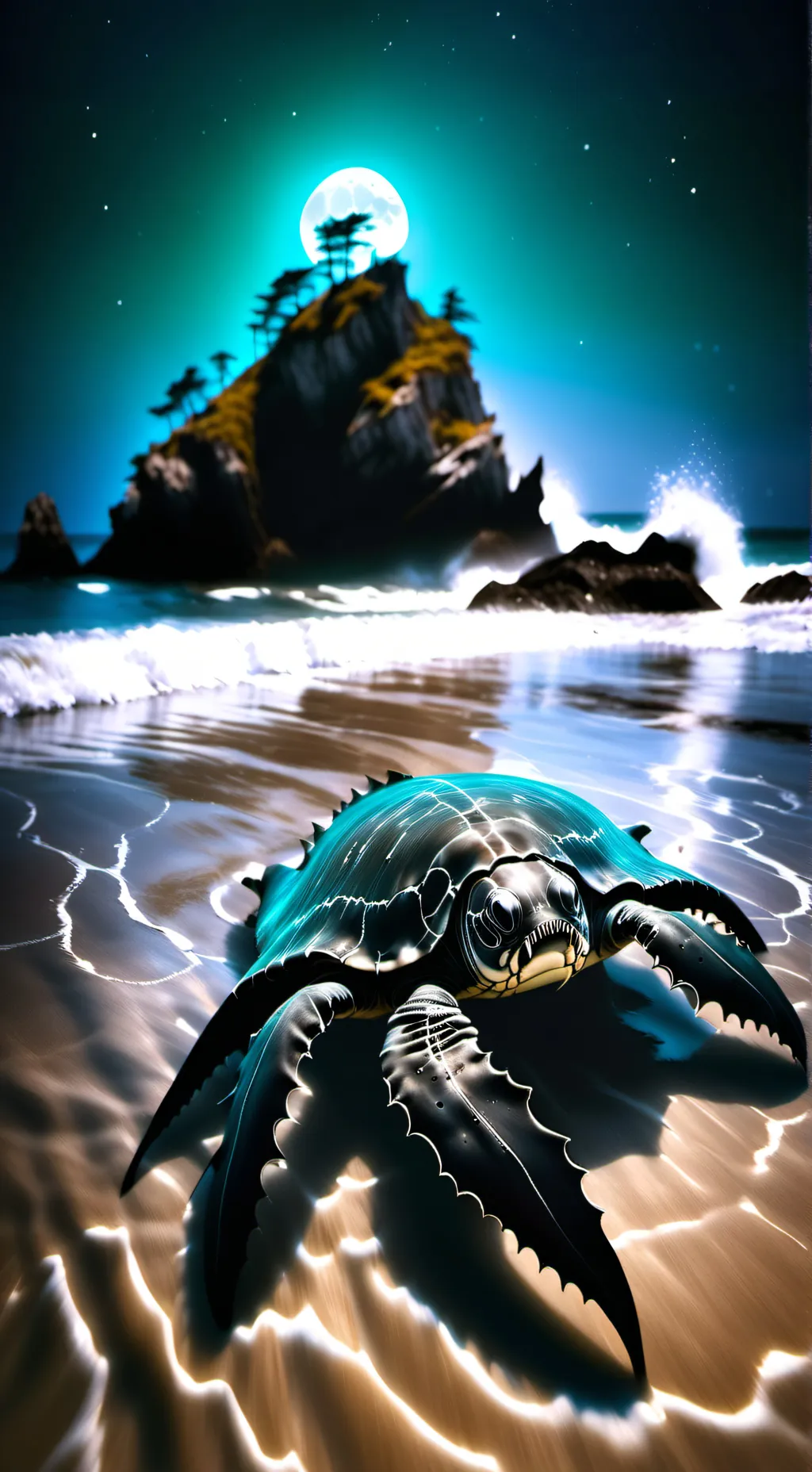 ai character: mutant turtle background