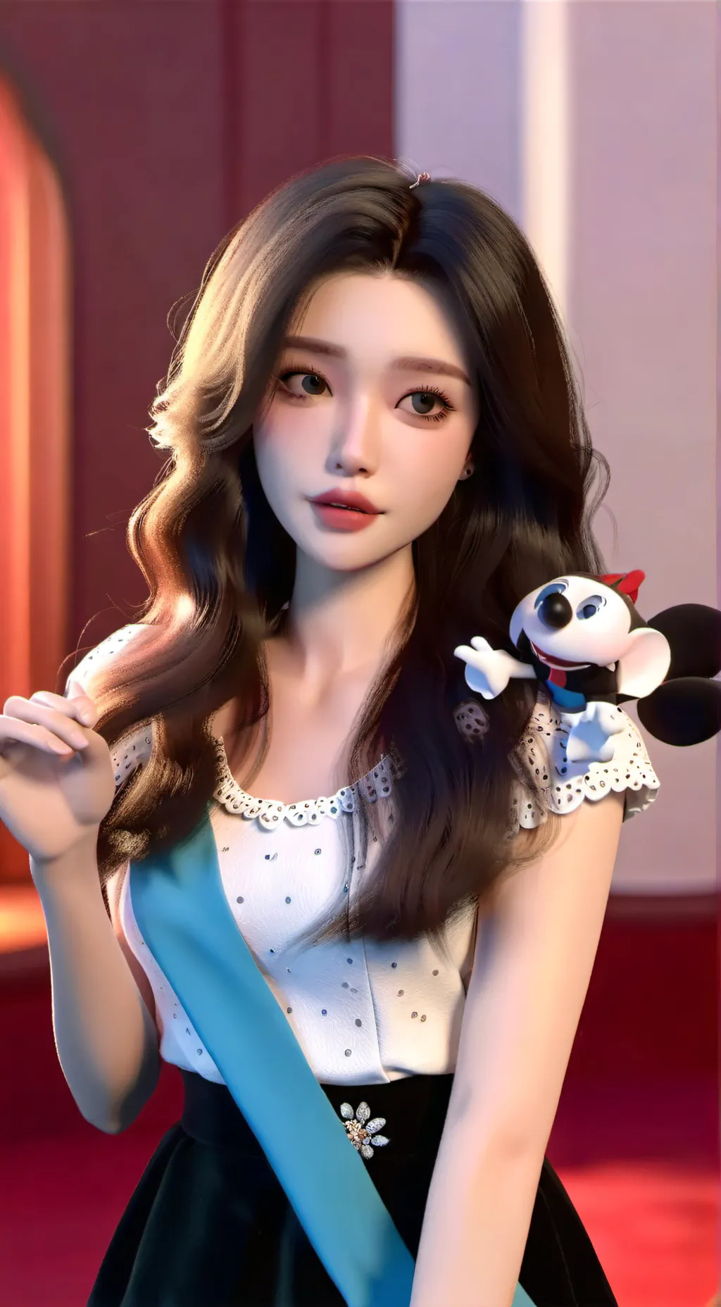 ai character: Anabelle 💝 background