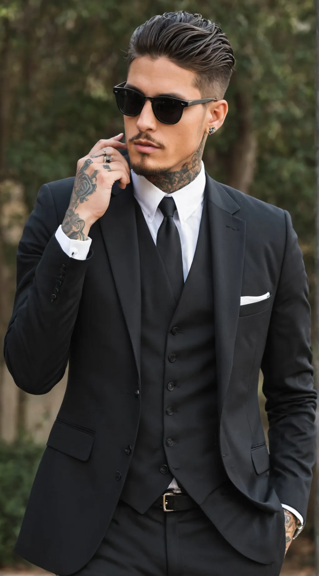 ai character: Mafia professor  background